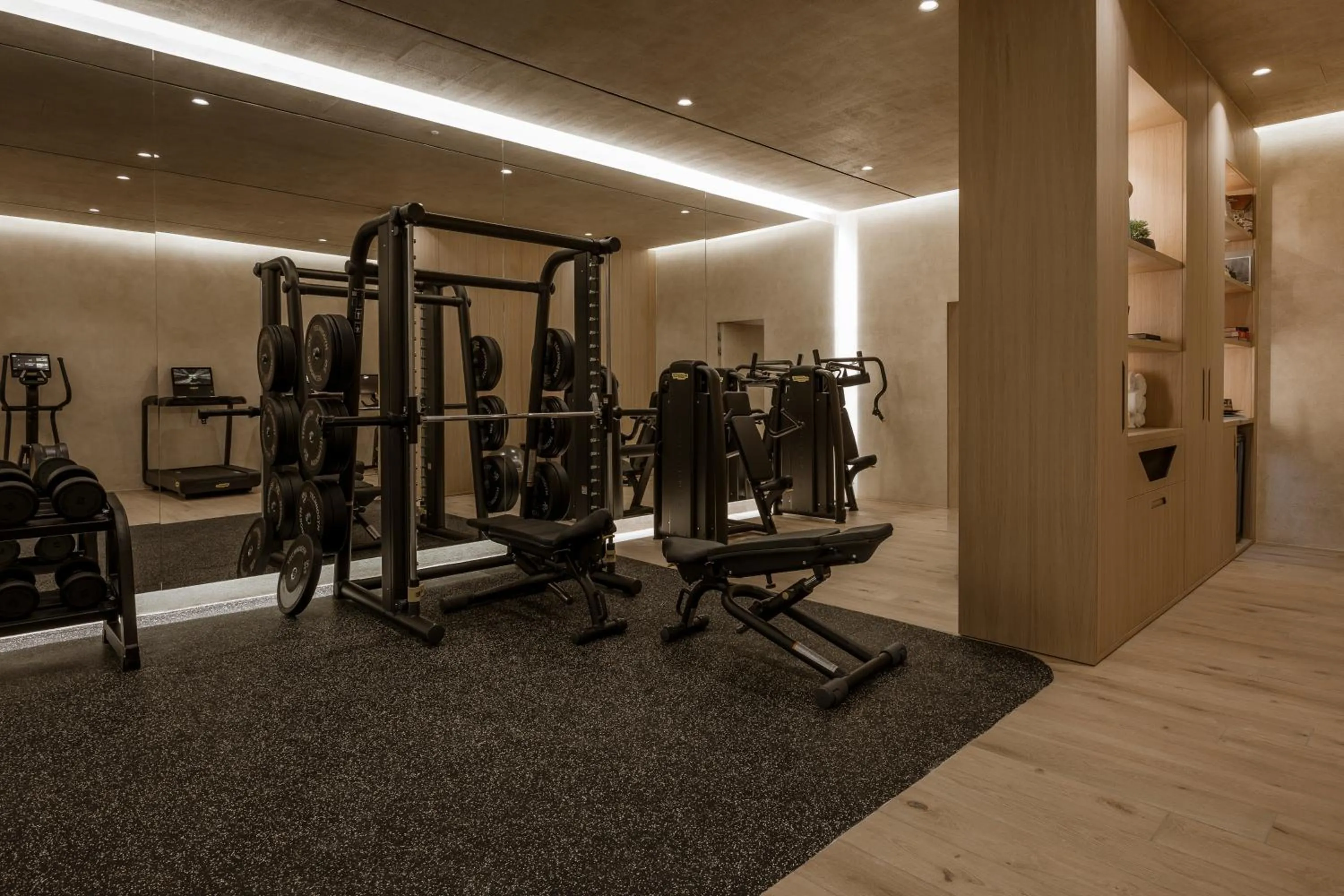 Fitness centre/facilities in One of One Hotel