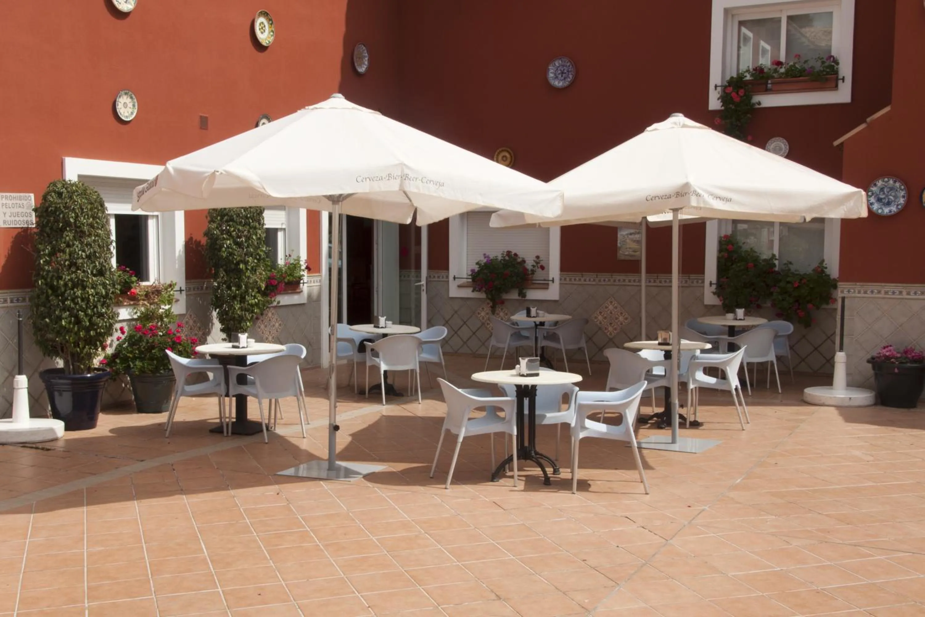 Patio in Hotel Romerito