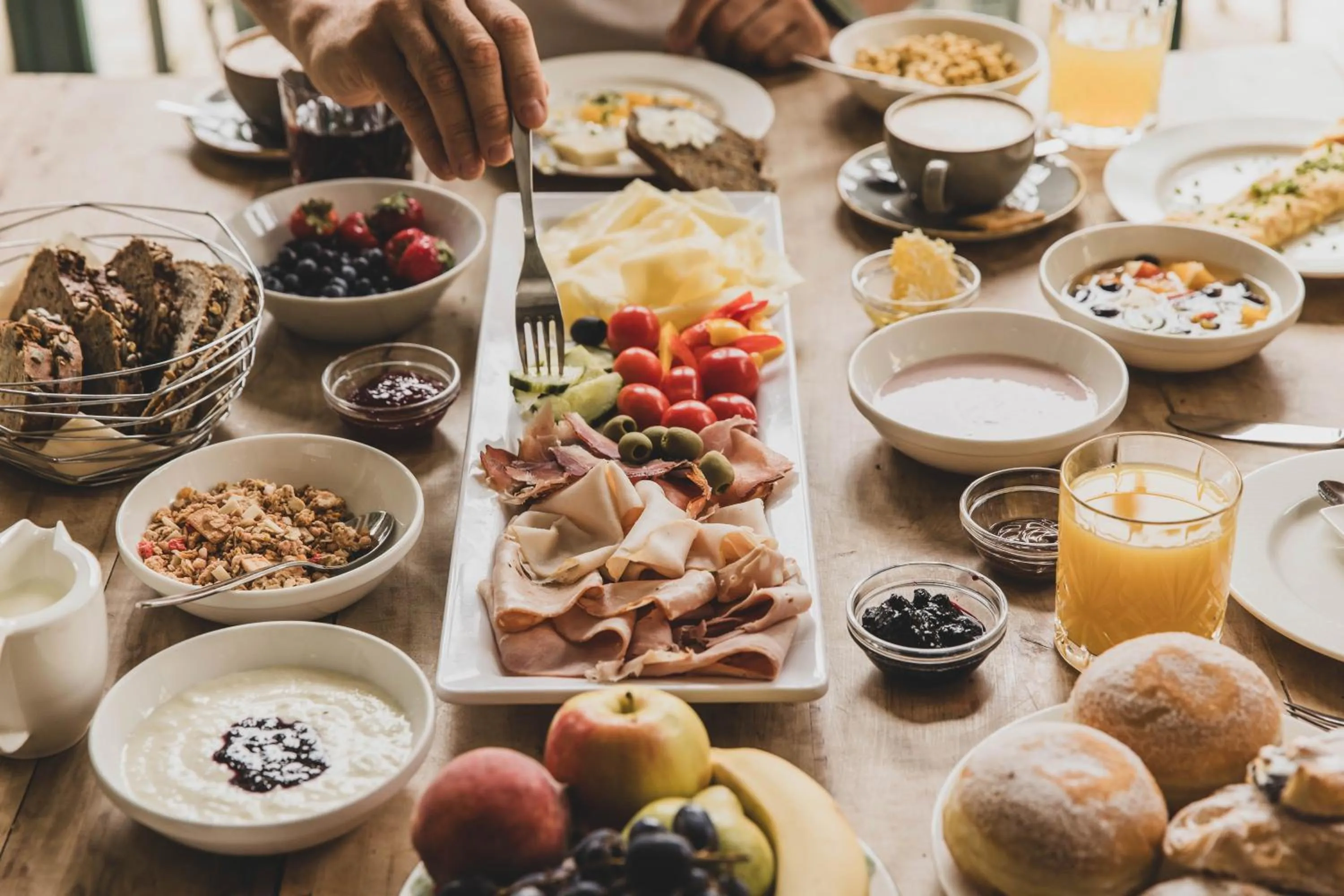 Food and drinks in Seehotel Jägerwirt