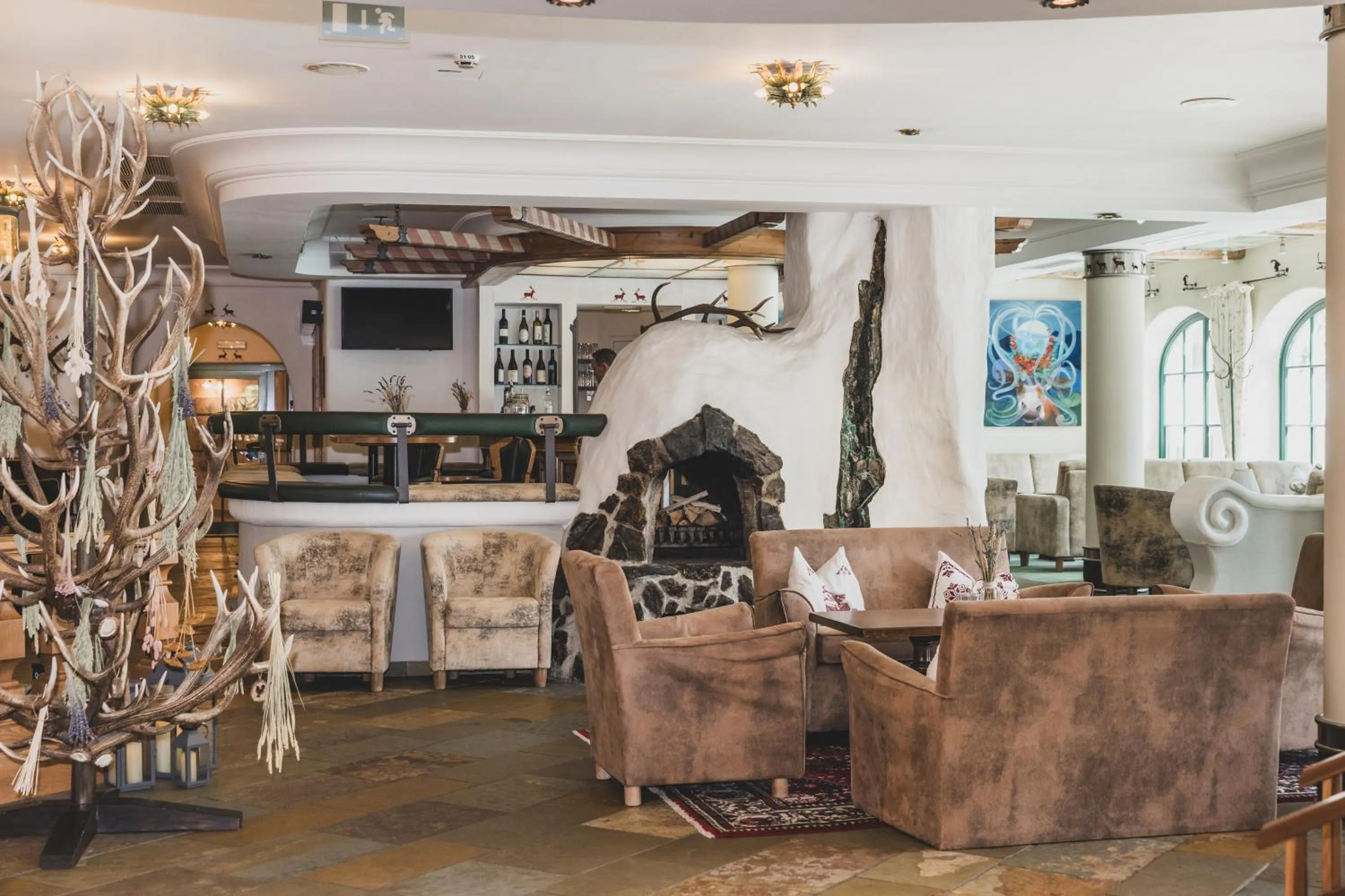 Lounge or bar in Seehotel Jägerwirt