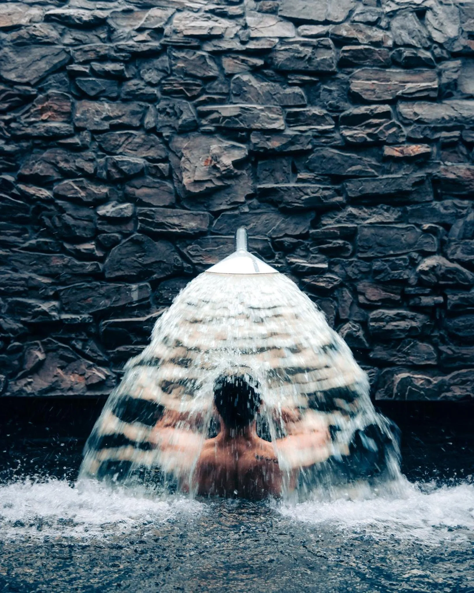Pool view in Hôtel de Rougemont & Spa