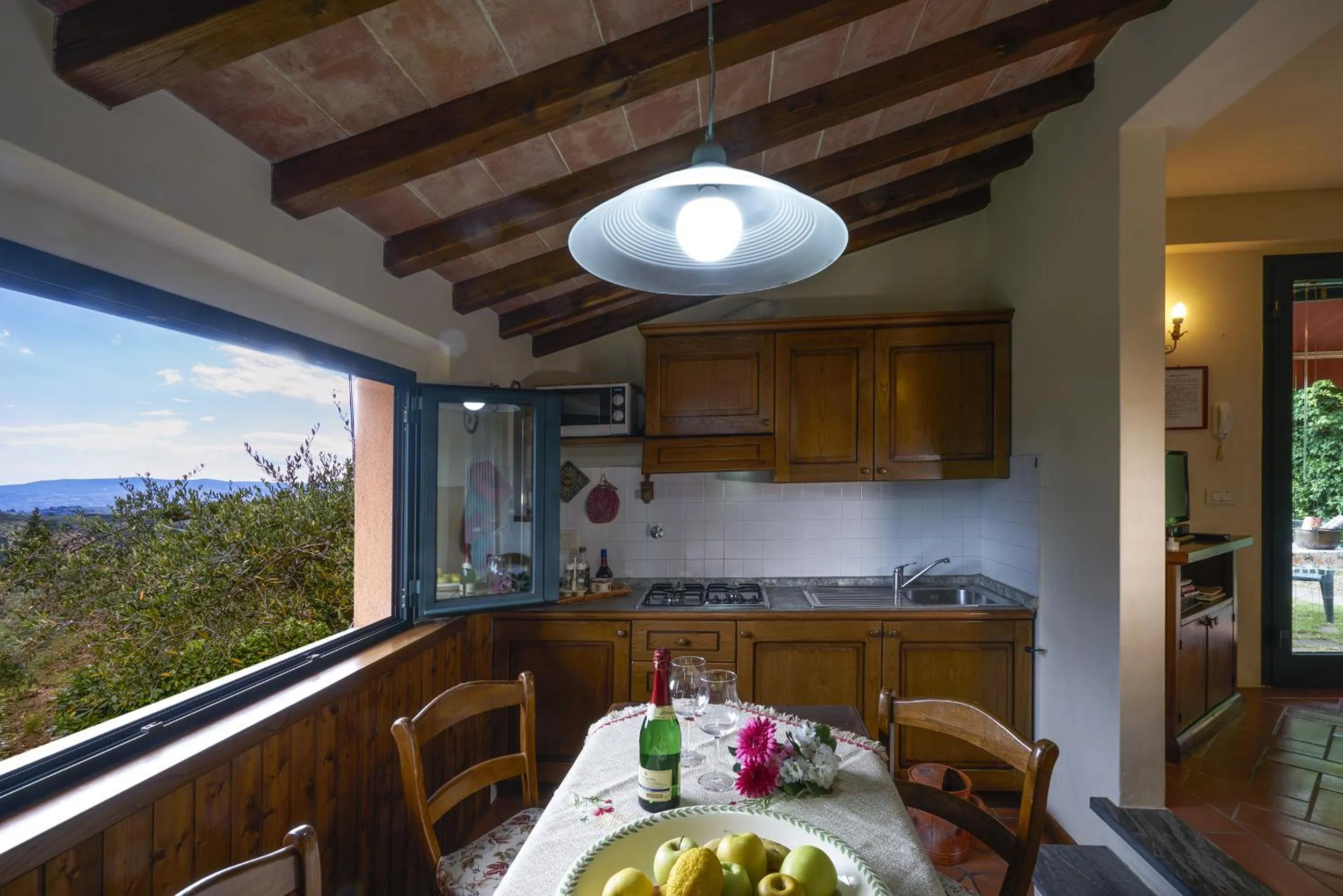 Kitchen or kitchenette in Villa Il Borraccio - Apartments Azalea and Begonia