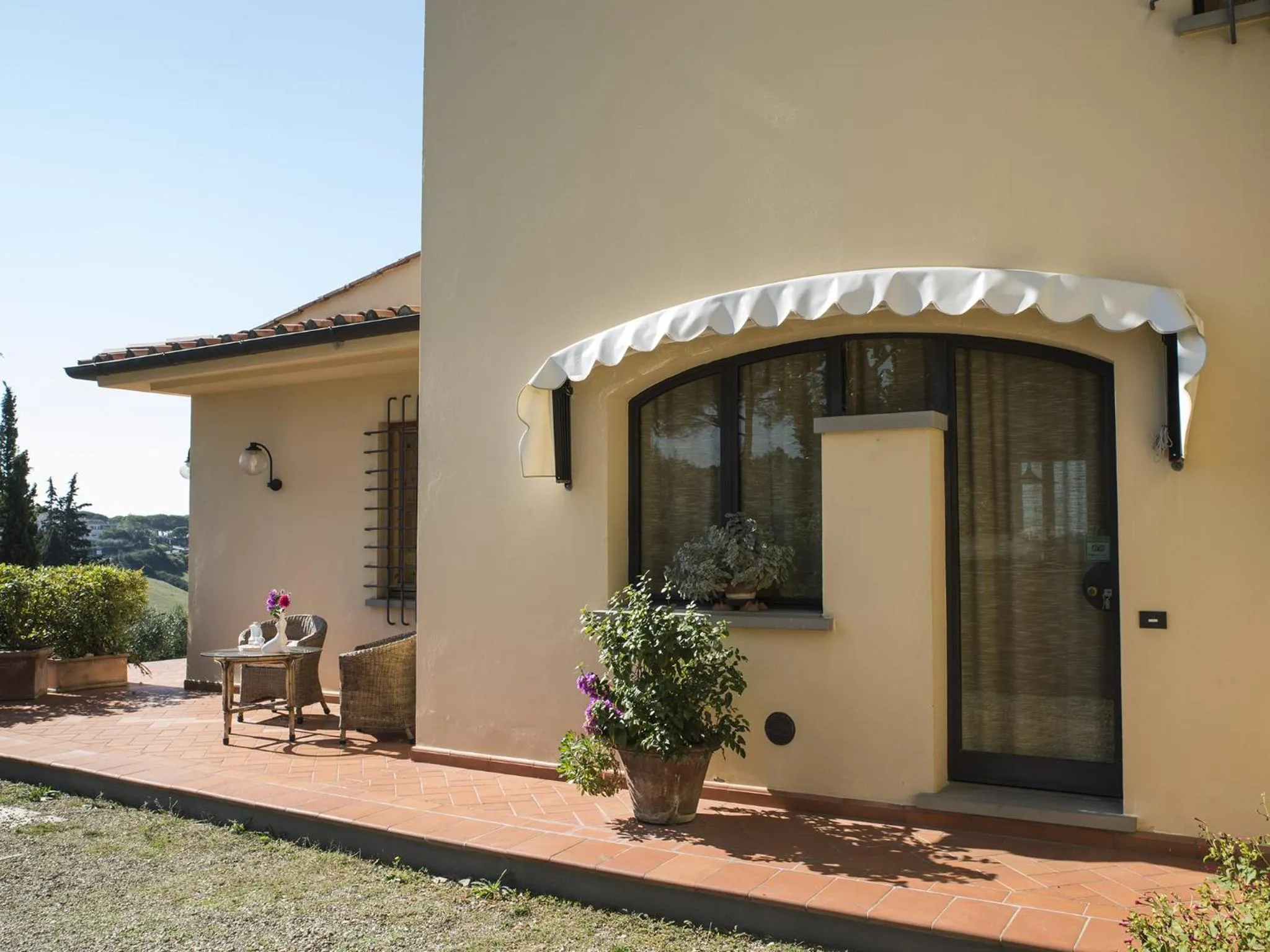 Patio in Villa Il Borraccio - Apartments Azalea and Begonia