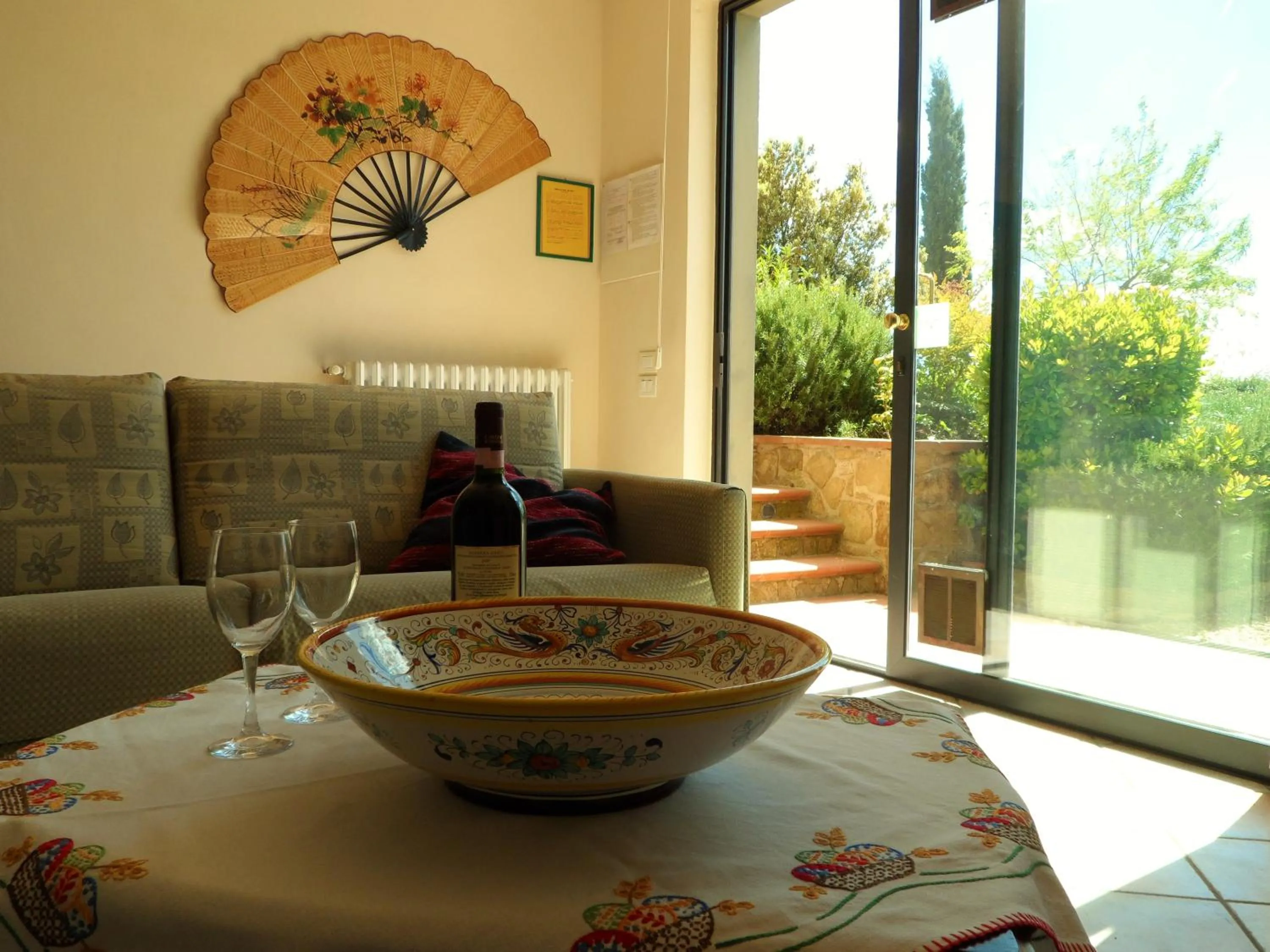 Seating area in Villa Il Borraccio - Apartments Azalea and Begonia