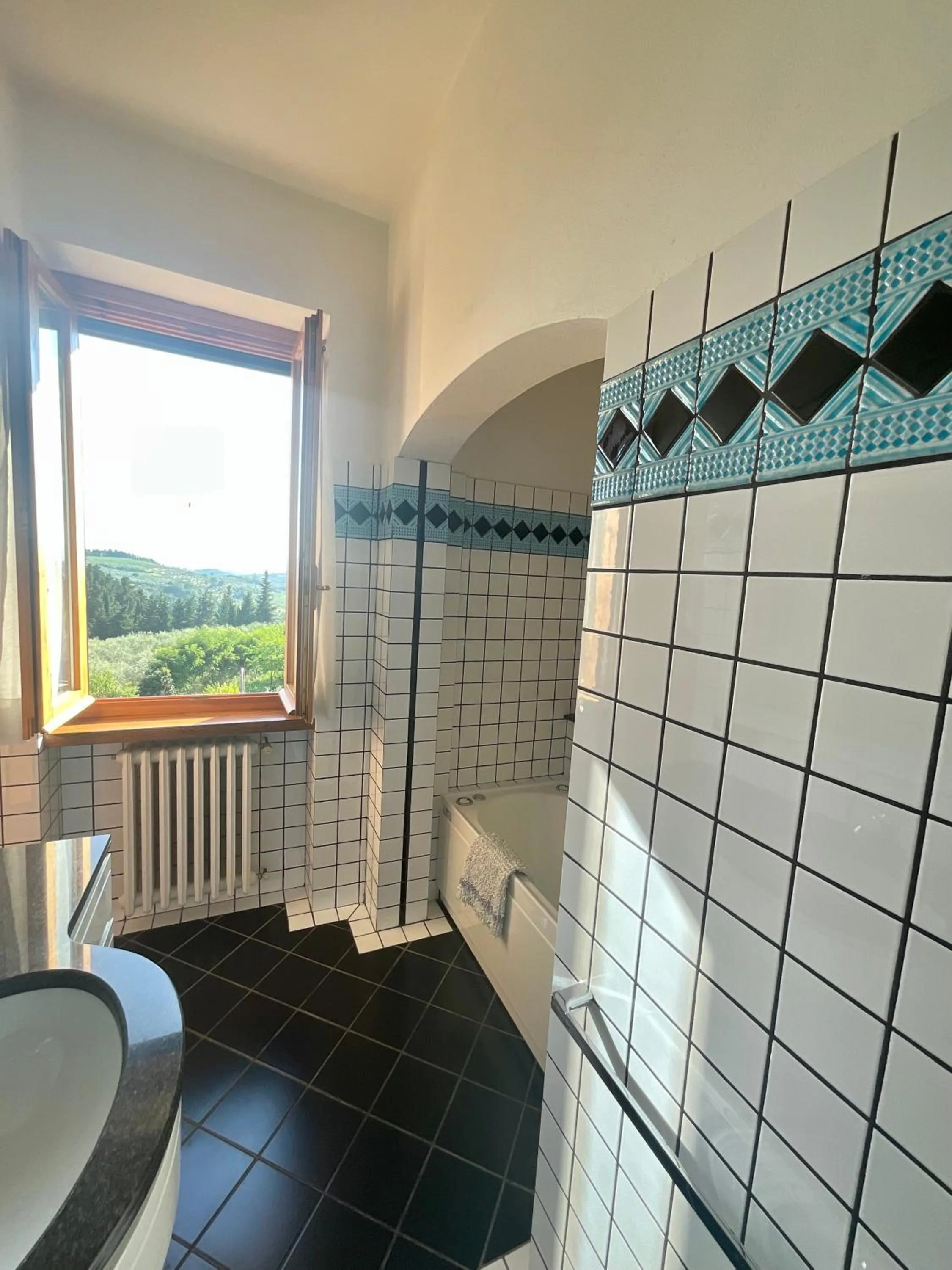 Bathroom in Villa Il Borraccio - Apartments Azalea and Begonia