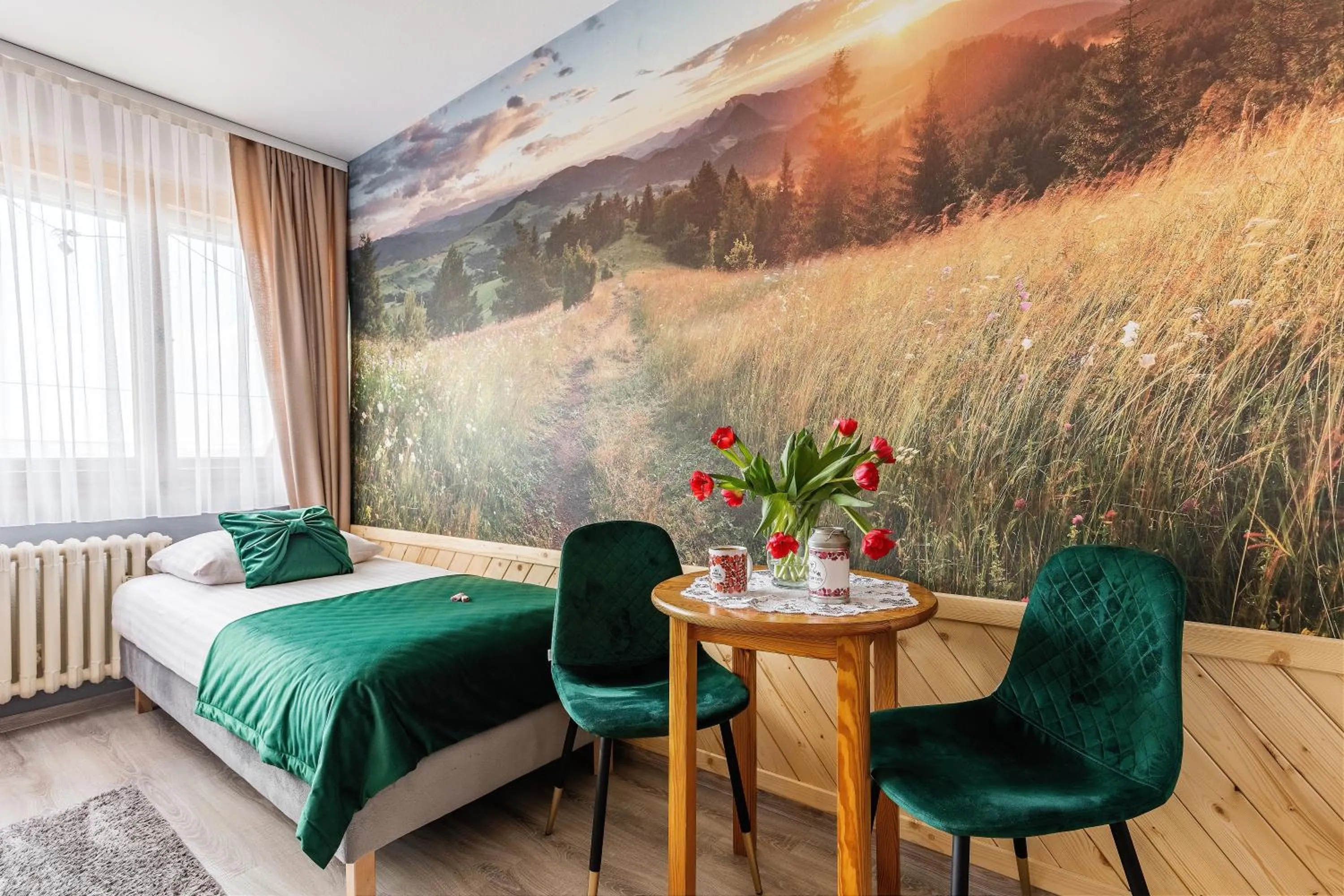 Bed in Pokoje Gościnne U Małgorzaty Jacuzzi & Sauna