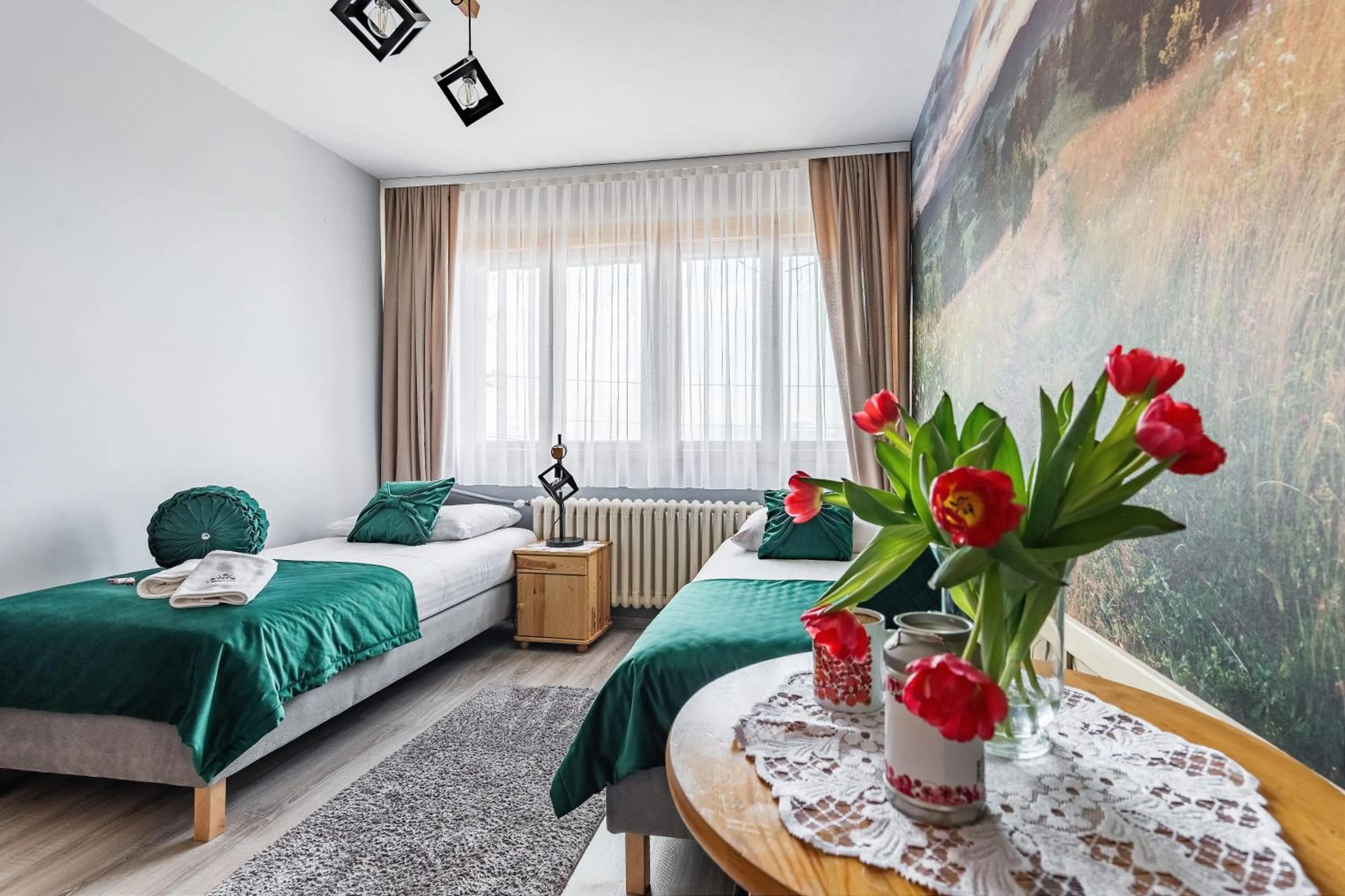 Bed in Pokoje Gościnne U Małgorzaty Jacuzzi & Sauna