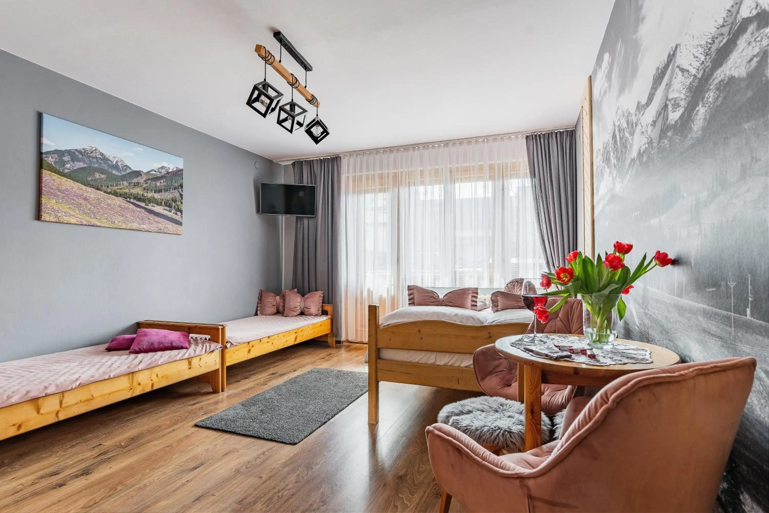 Bed in Pokoje Gościnne U Małgorzaty Jacuzzi & Sauna