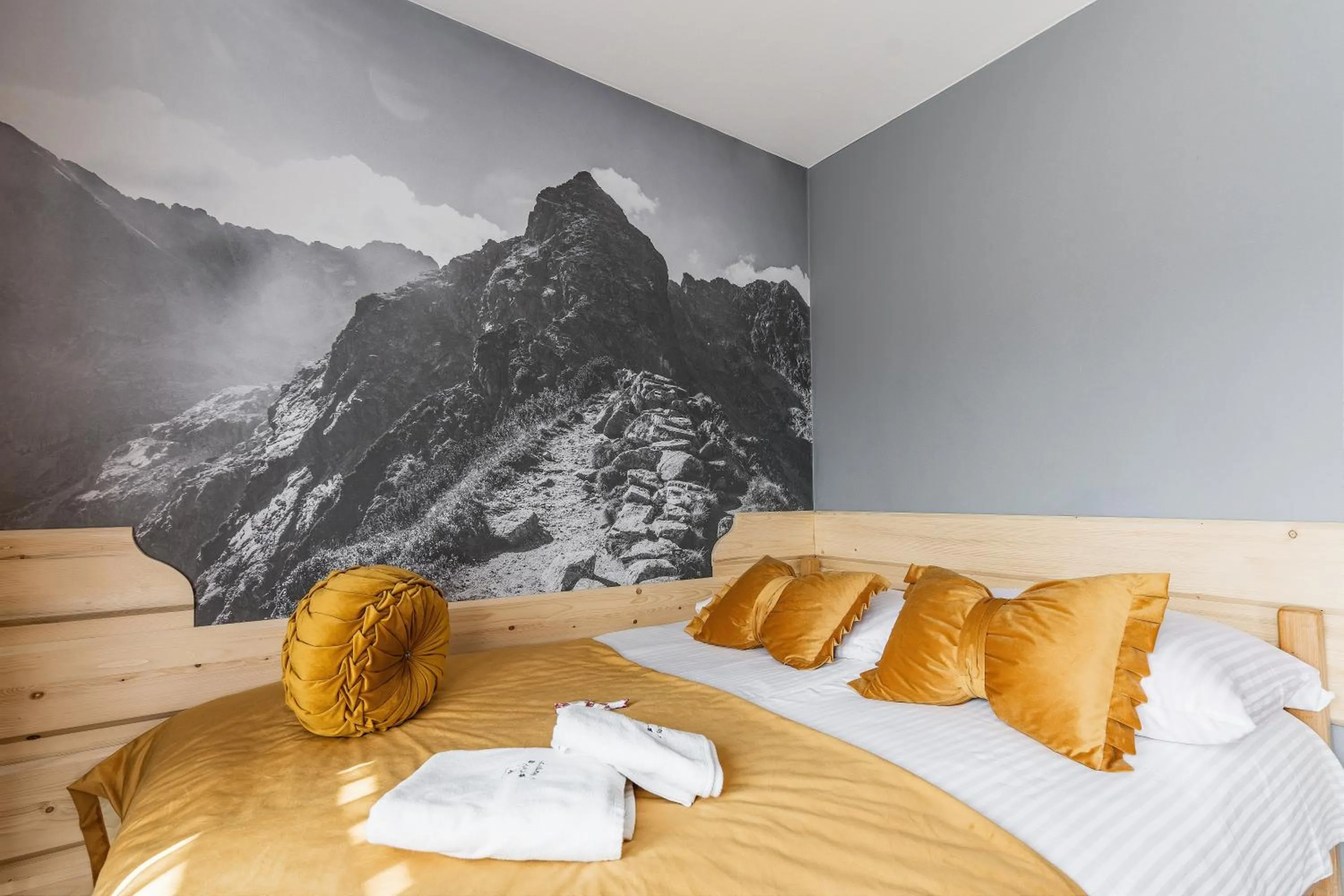 Bed in Pokoje Gościnne U Małgorzaty Jacuzzi & Sauna