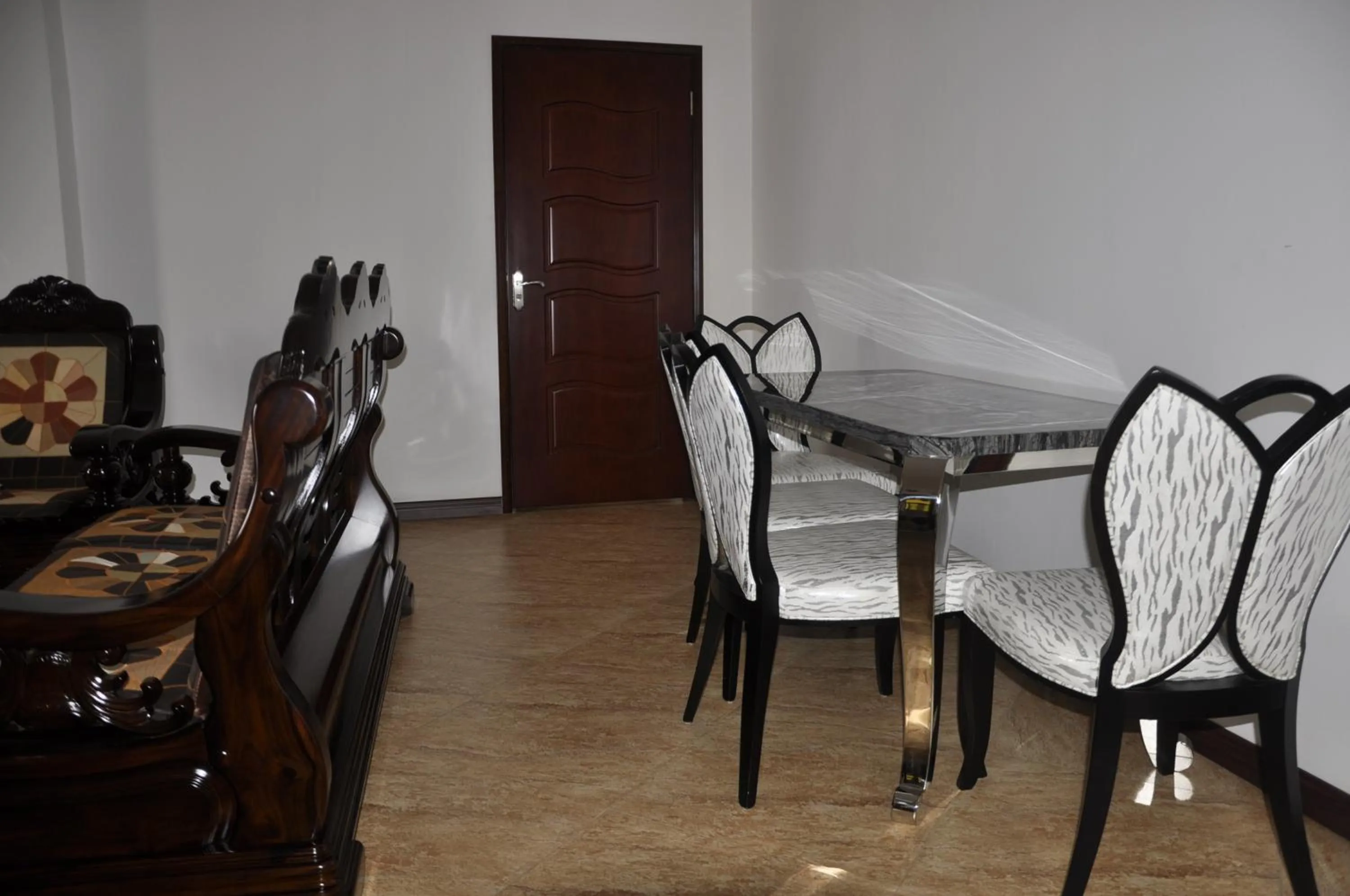 Dining area in Biraj International Hotel