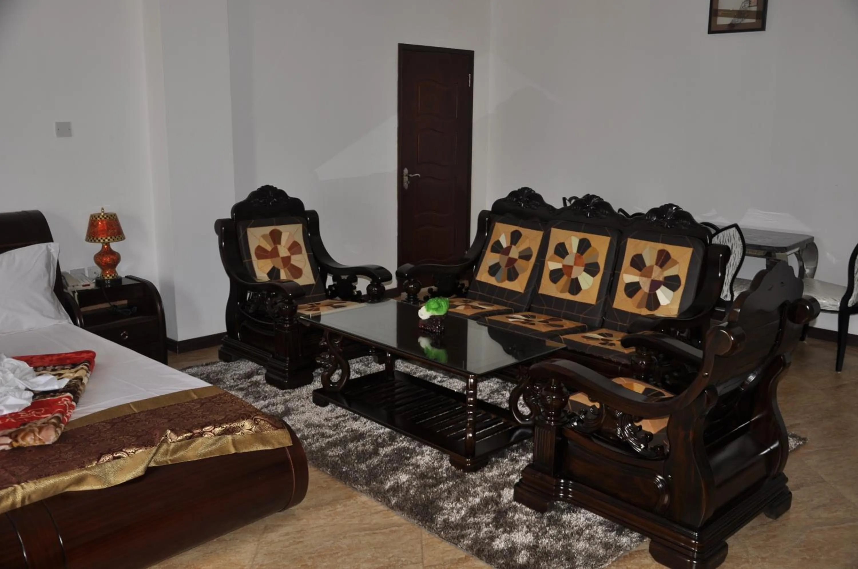 Seating area in Biraj International Hotel