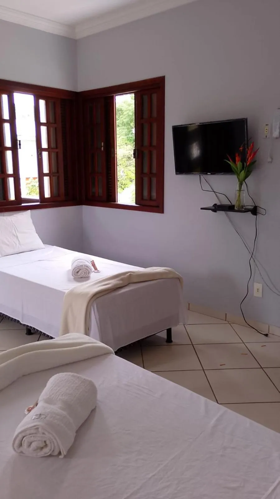 Bed in Pousada Aruna Eco Buzios