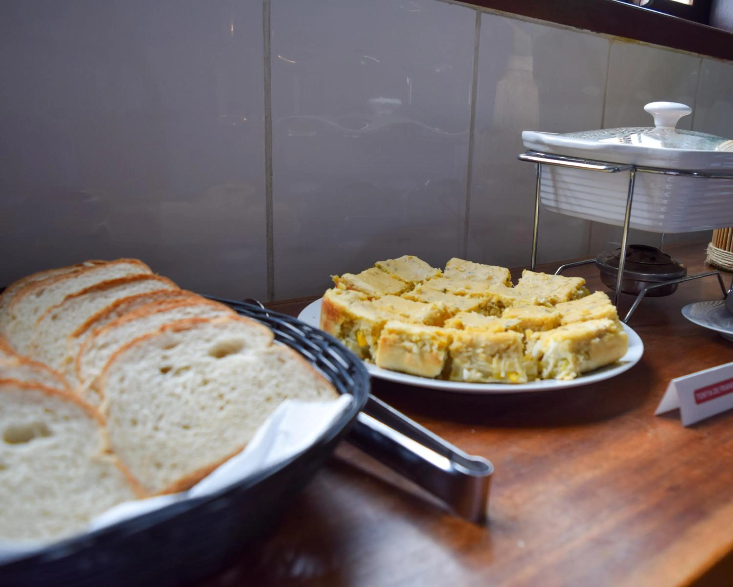 Continental breakfast in Pousada Aruna Eco Buzios