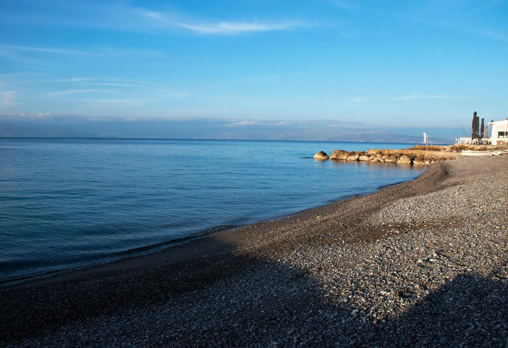 Beach in Alissachni Luxury Apartments