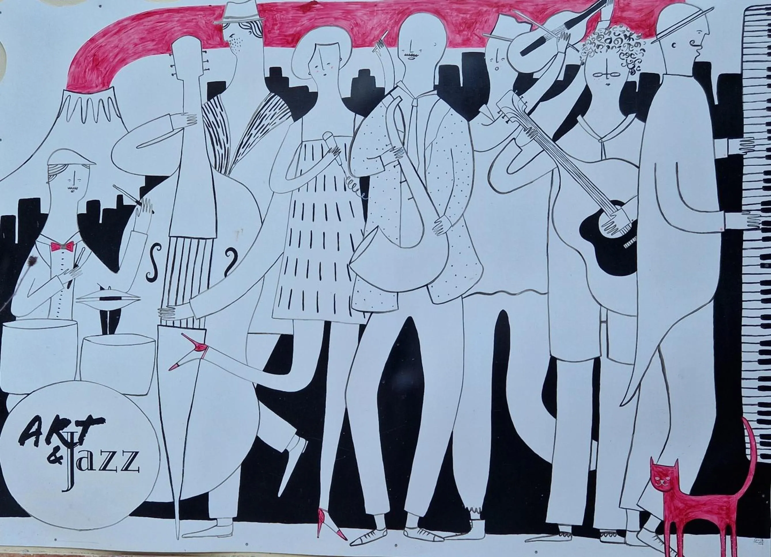 Decorative detail in Art & Jazz Hotel