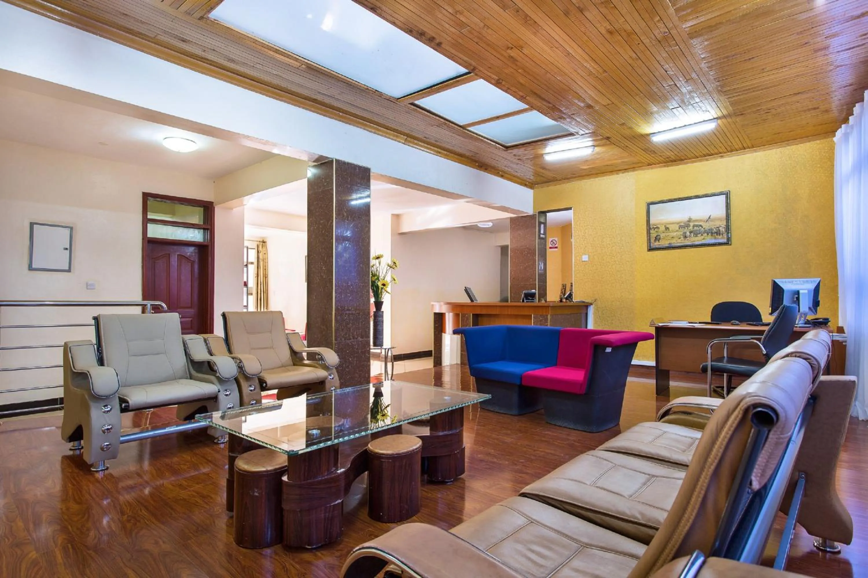 Lobby or reception in Convent International Hotel- Nairobi