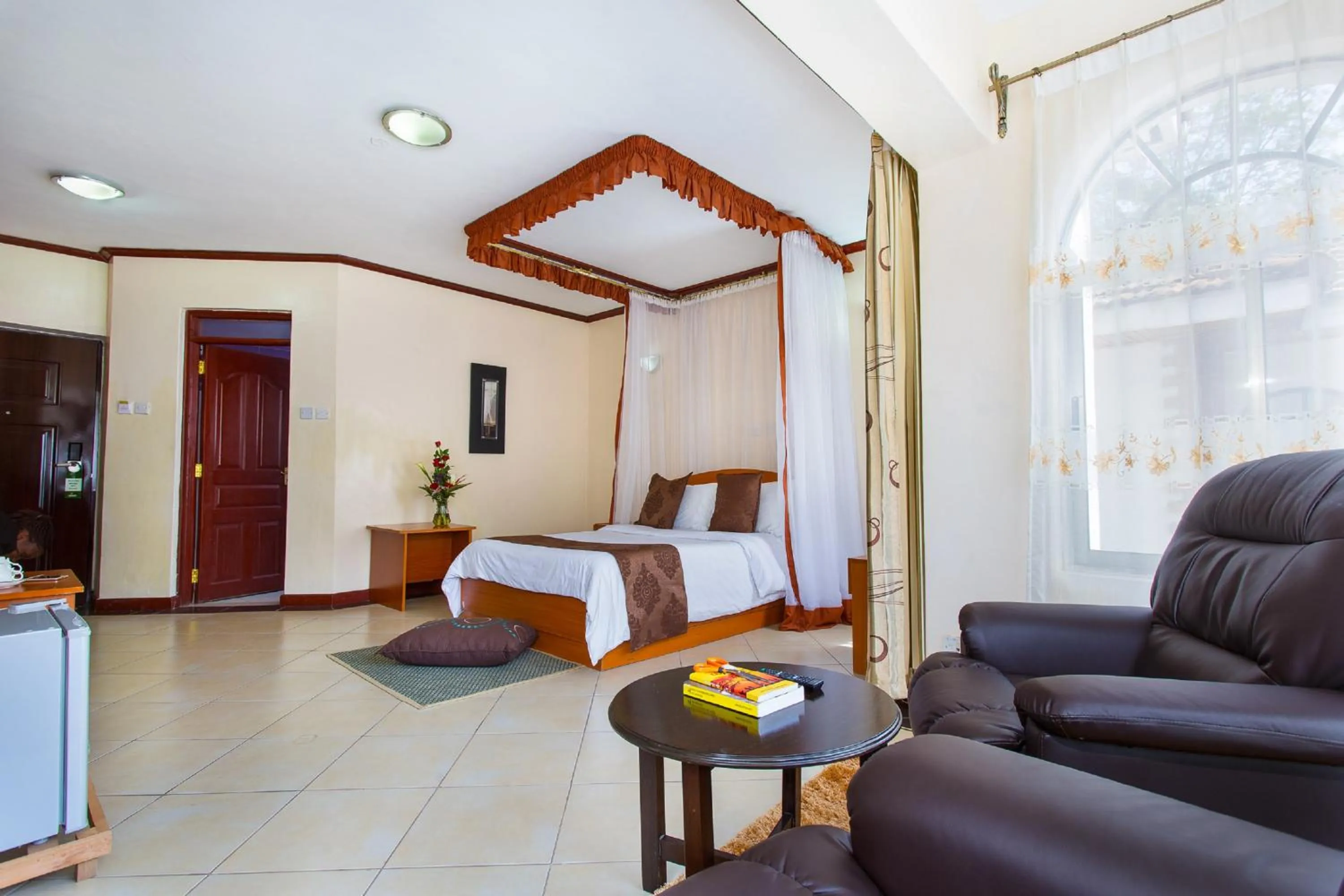 Photo of the whole room, Bed in Convent International Hotel- Nairobi