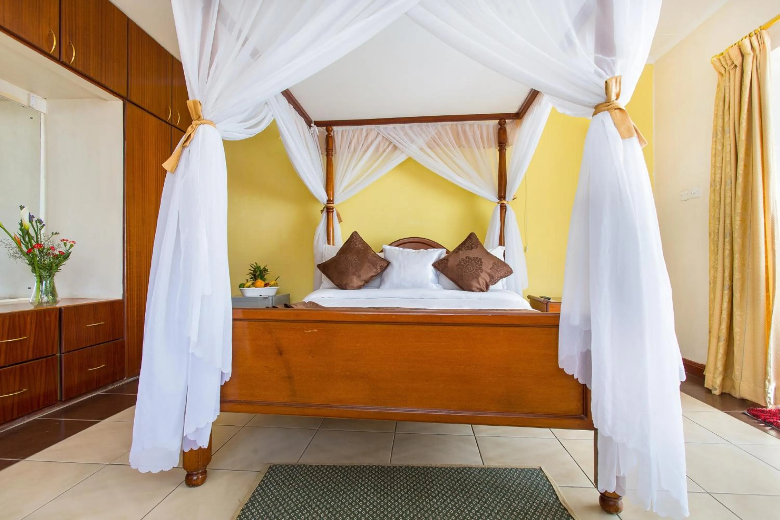Bed in Convent International Hotel- Nairobi