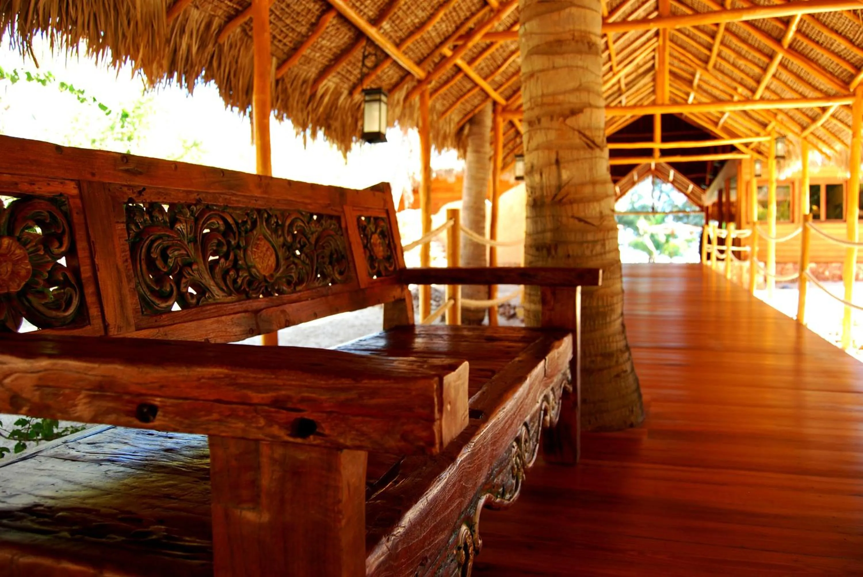 Seating area in Hôtel Palissandre MORONDAVA