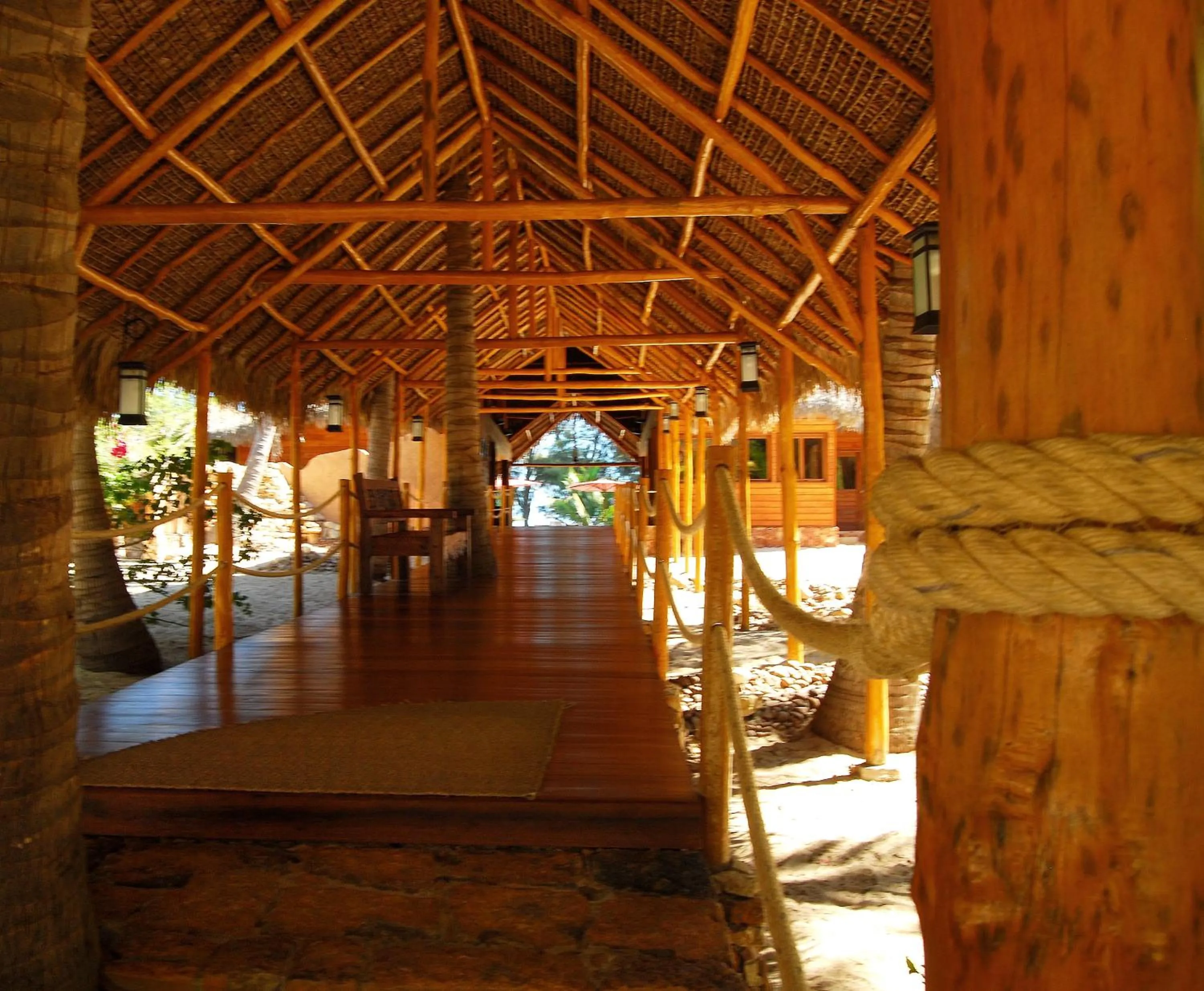 Seating area in Hôtel Palissandre MORONDAVA