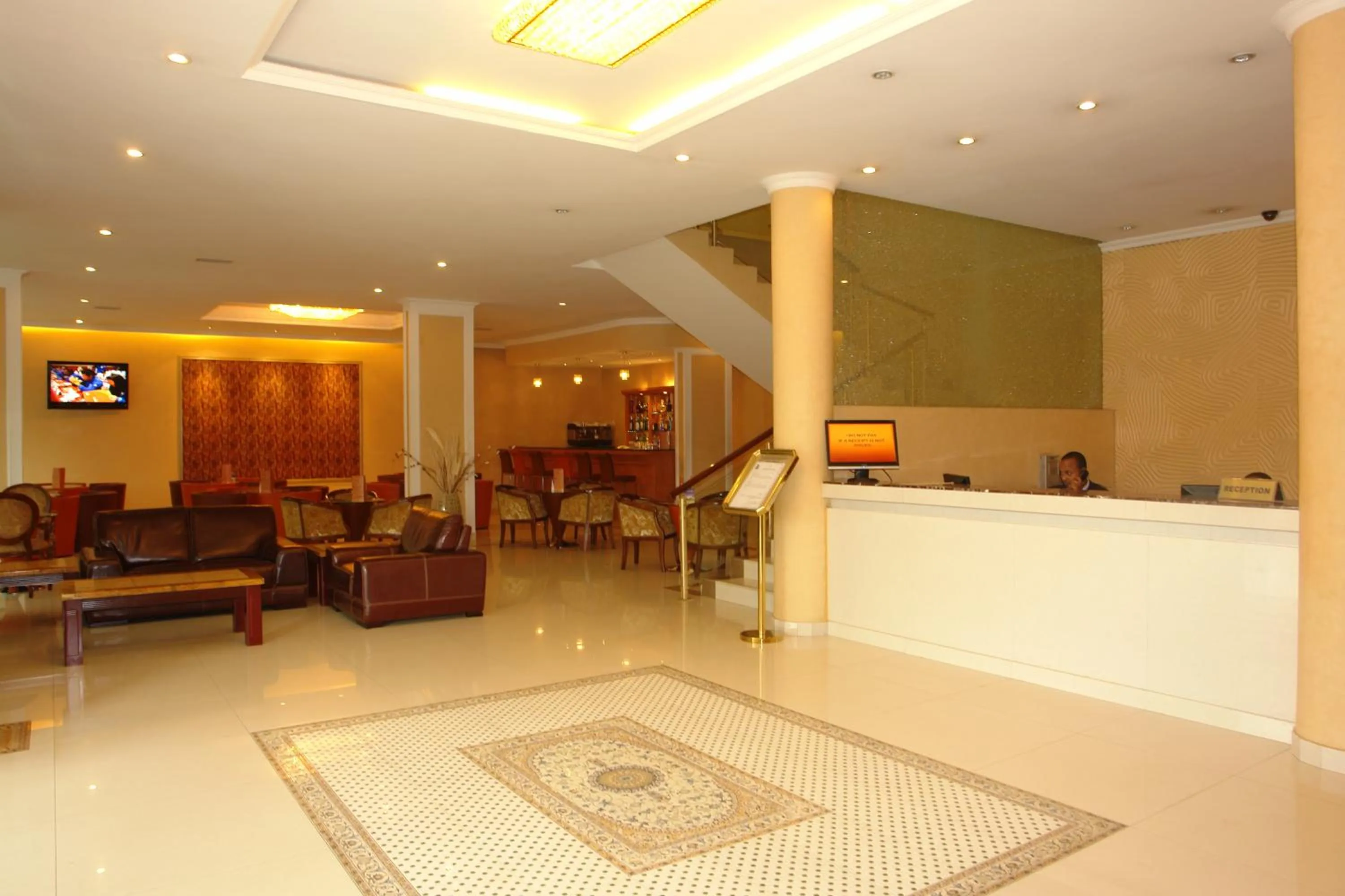 Lobby or reception in Dreamliner Hotel