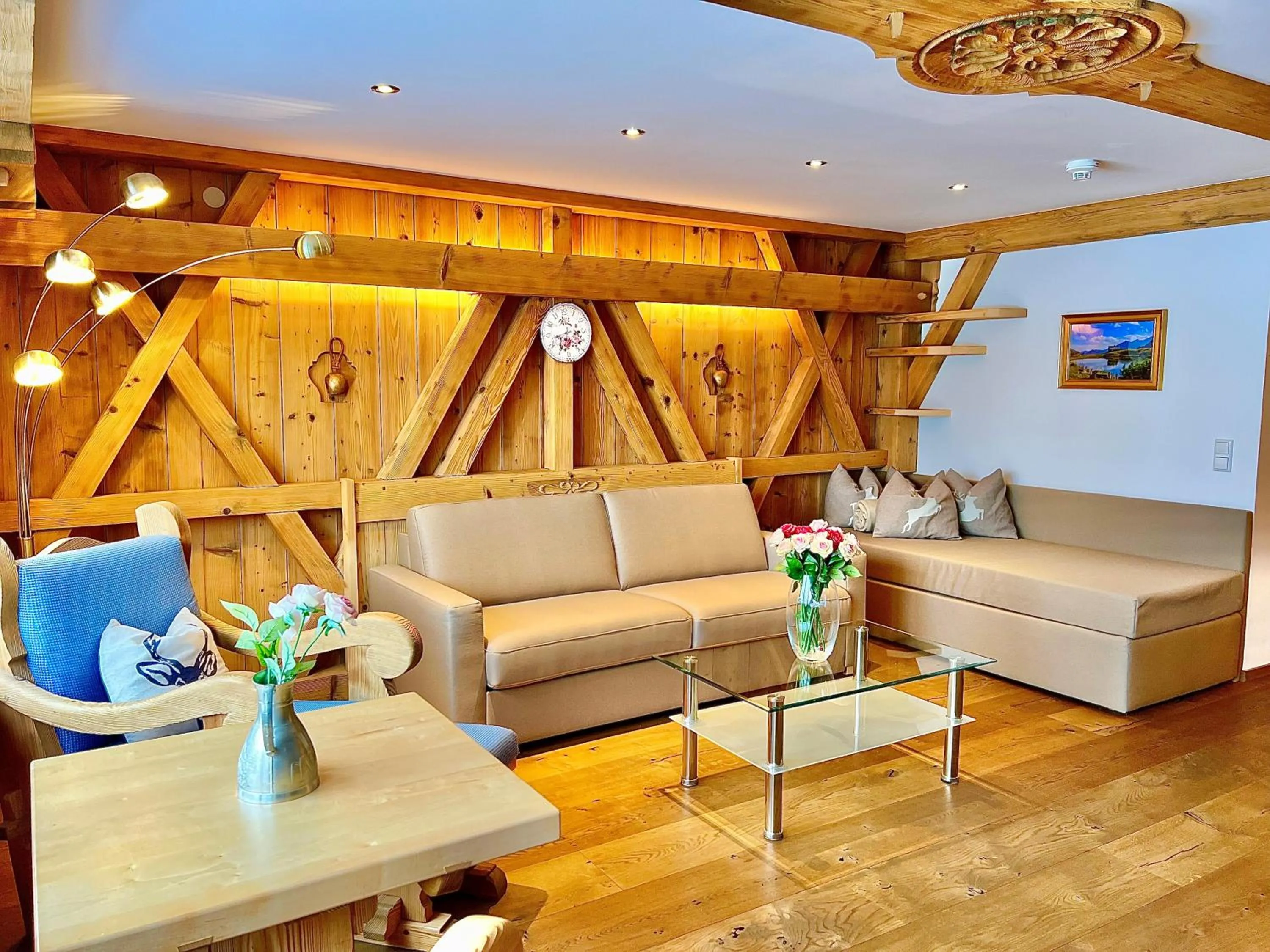 Living room in Andi's Skihotel