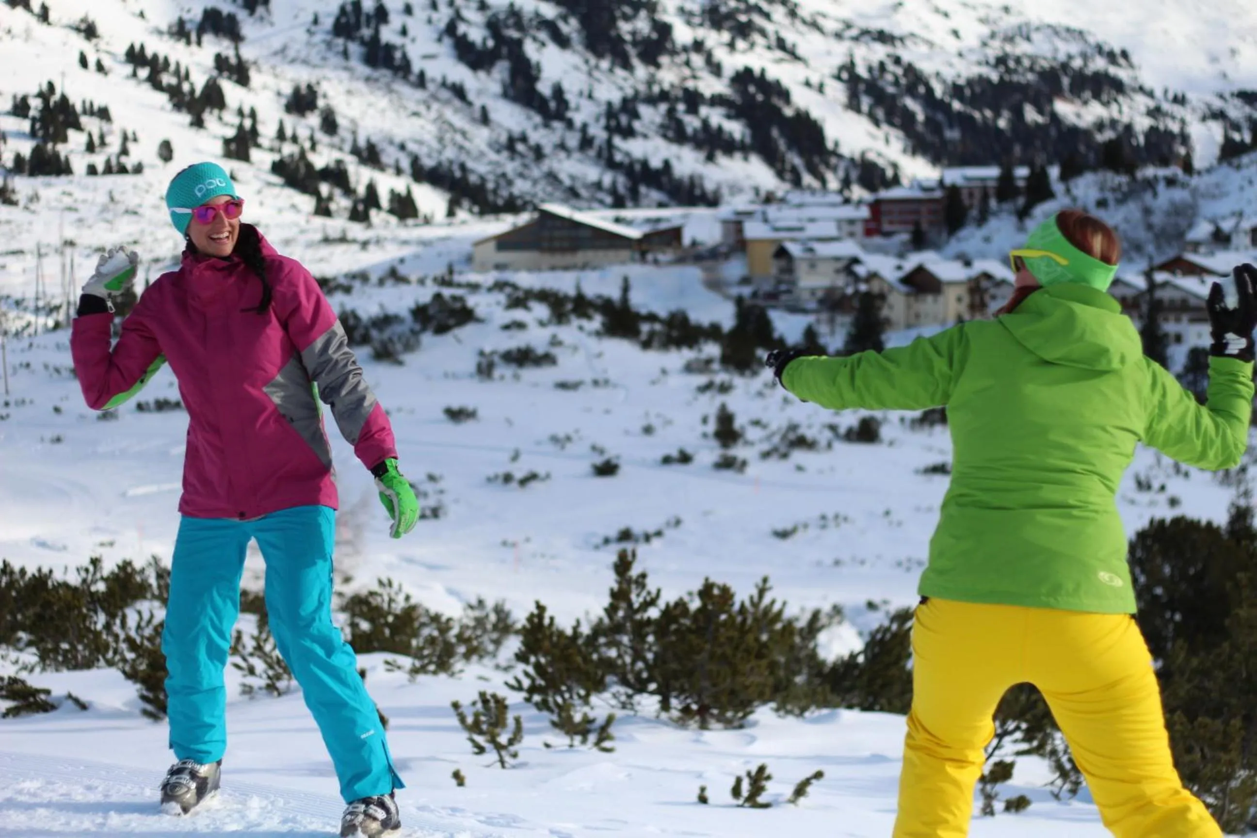 Skiing in Andi's Skihotel