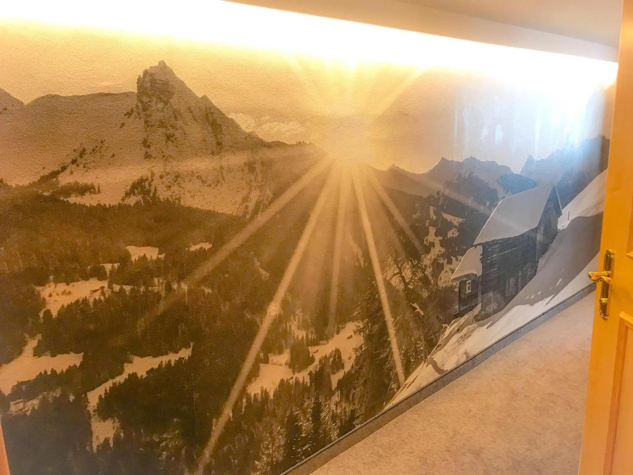 Decorative detail in Andi's Skihotel