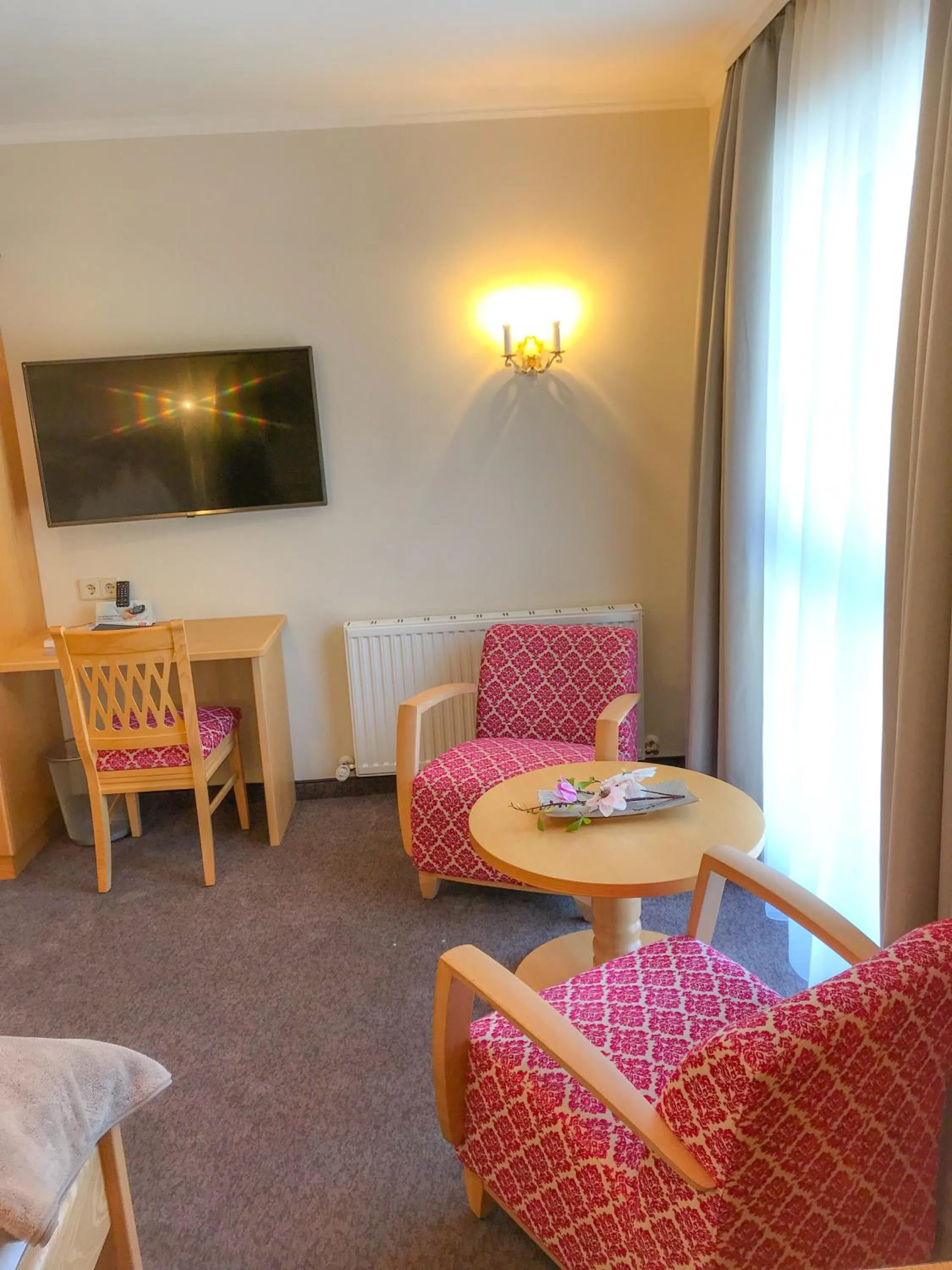 Seating area in Andi's Skihotel