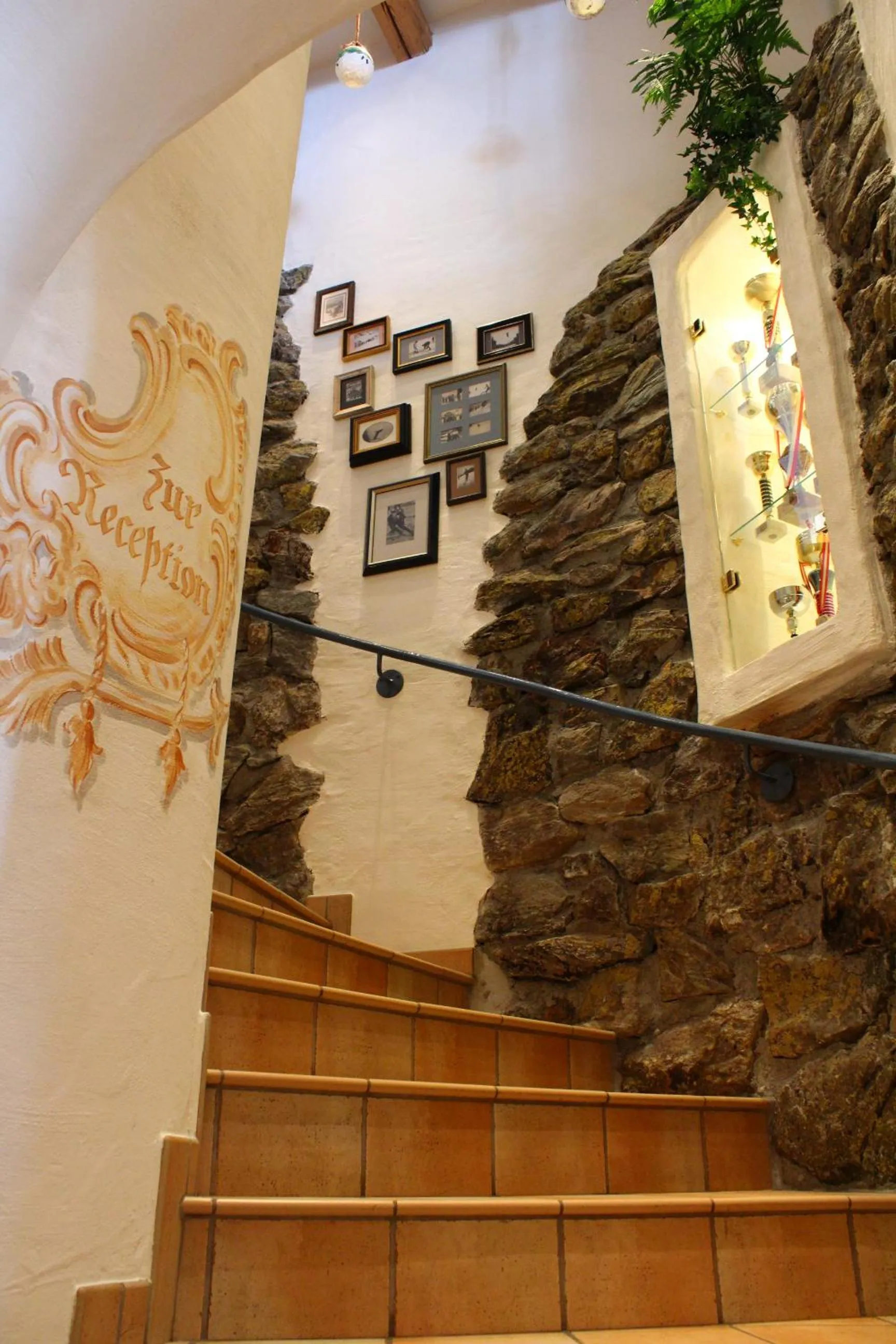 Lobby or reception in Andi's Skihotel