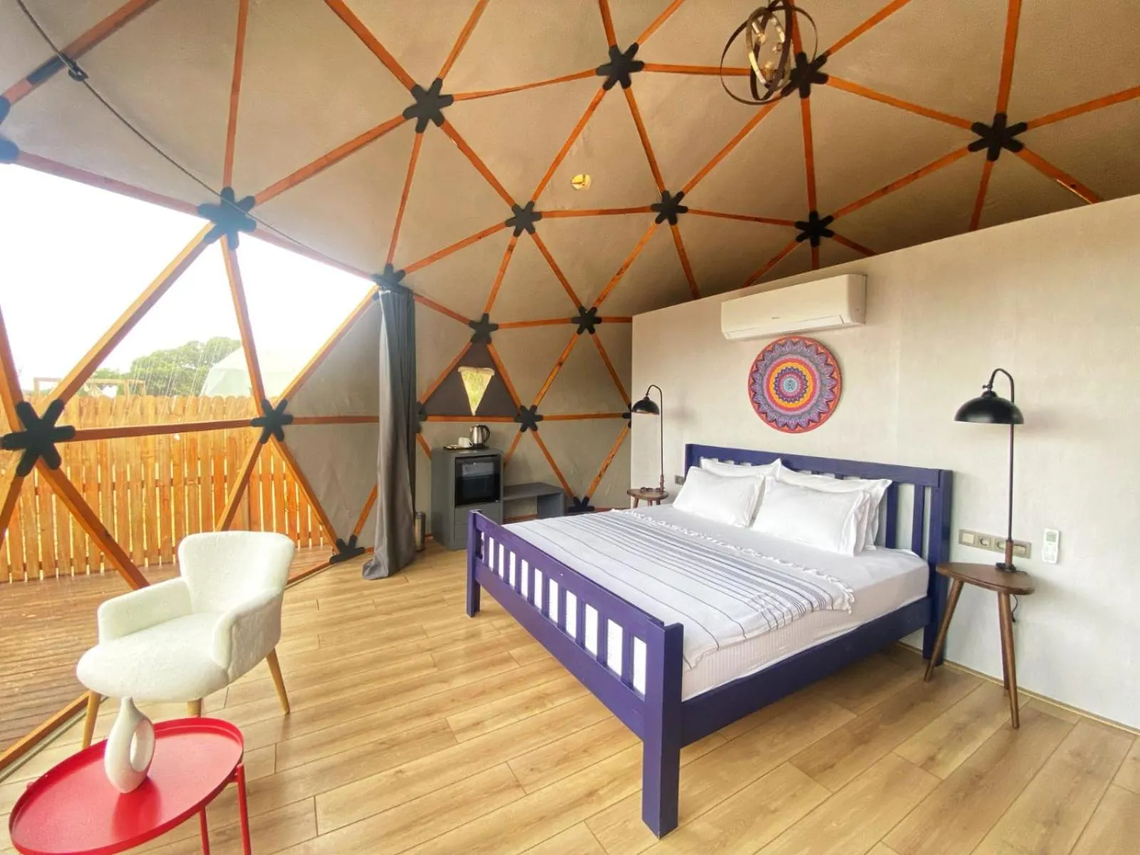 Bed in Bodrum Dome Suites