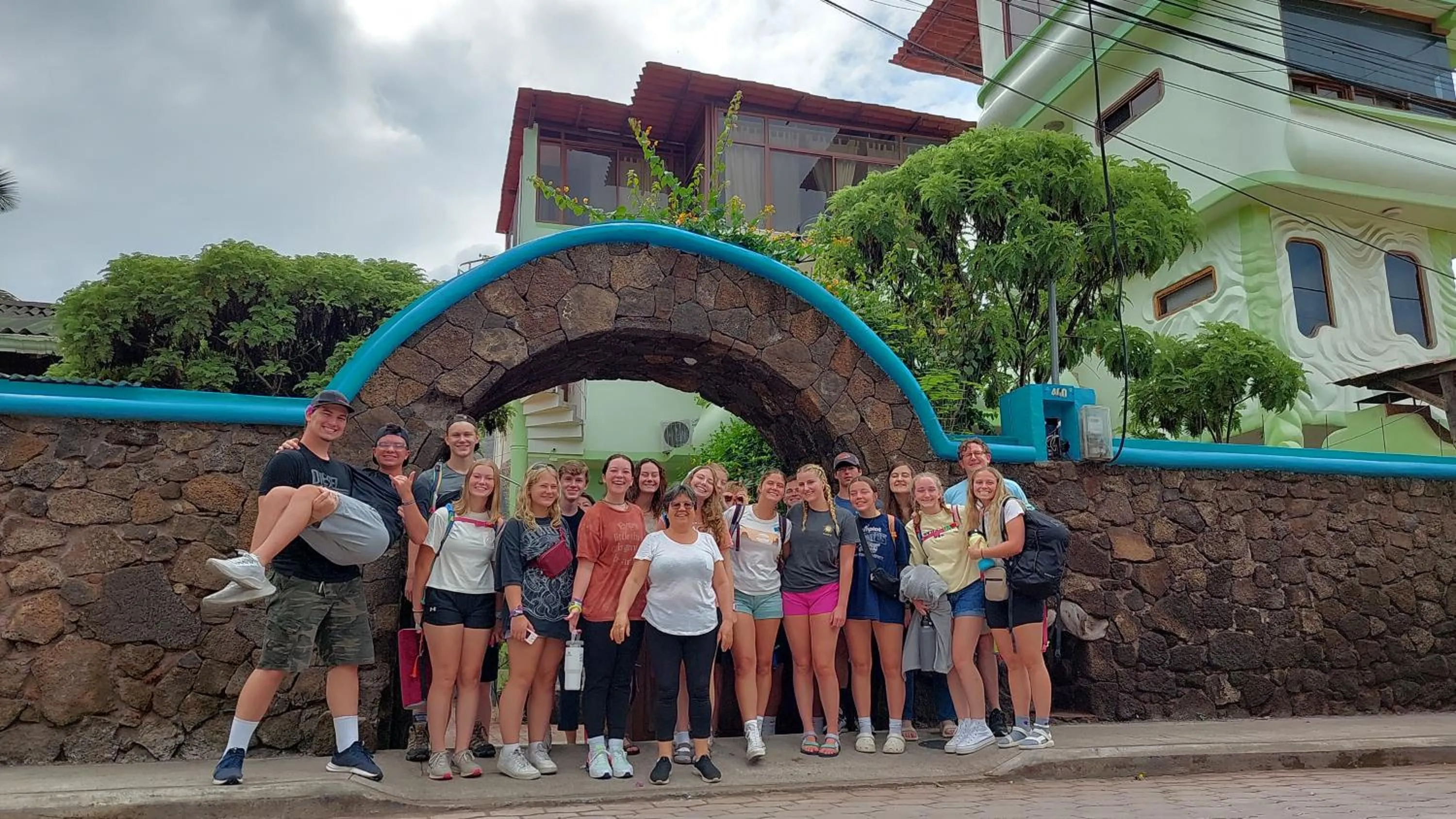 People in Hostal Casa Edén