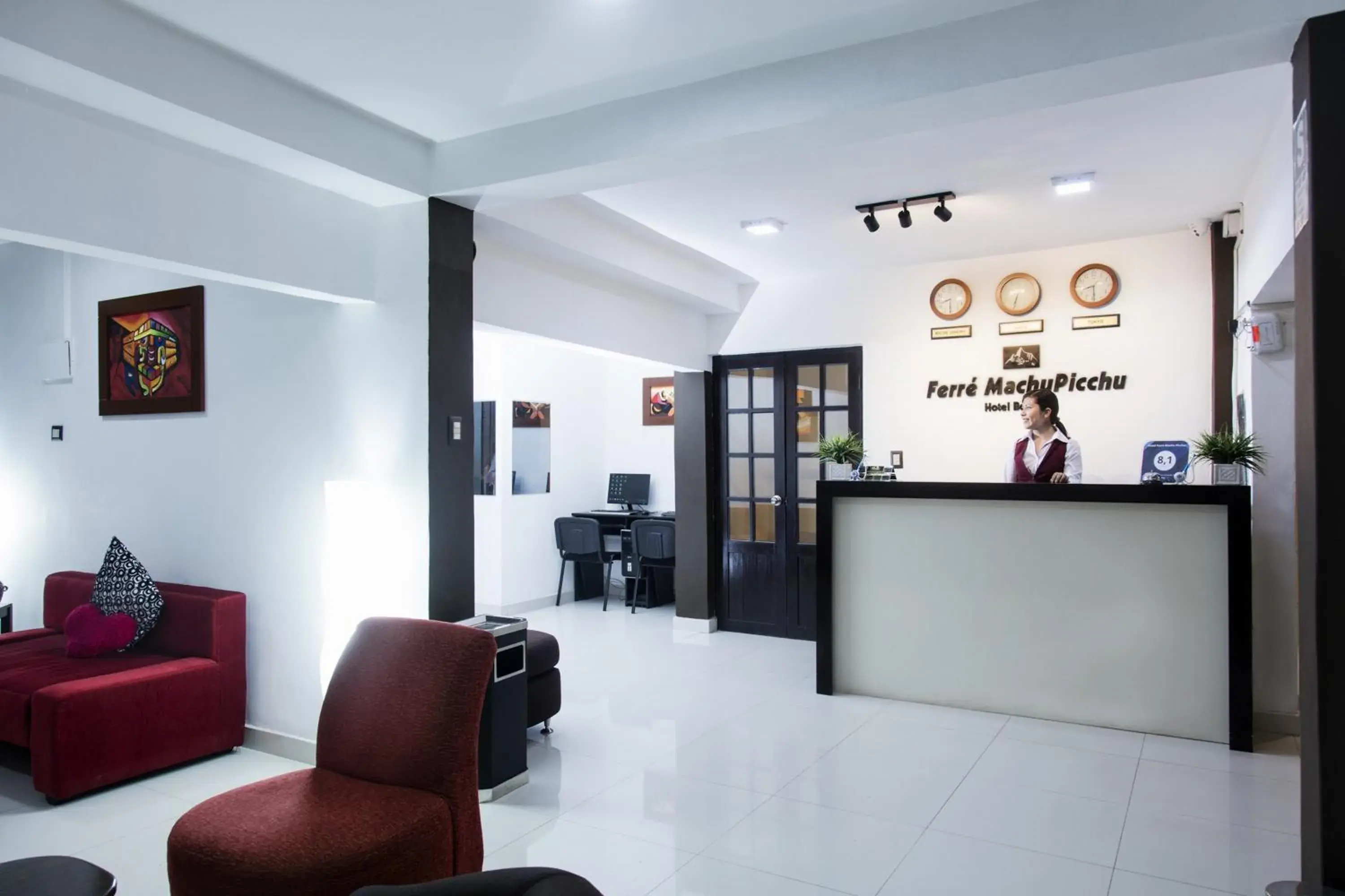 Lobby or reception in Hotel Ferré Machu Picchu Lobby or reception in Hotel Ferré Machu Picchu