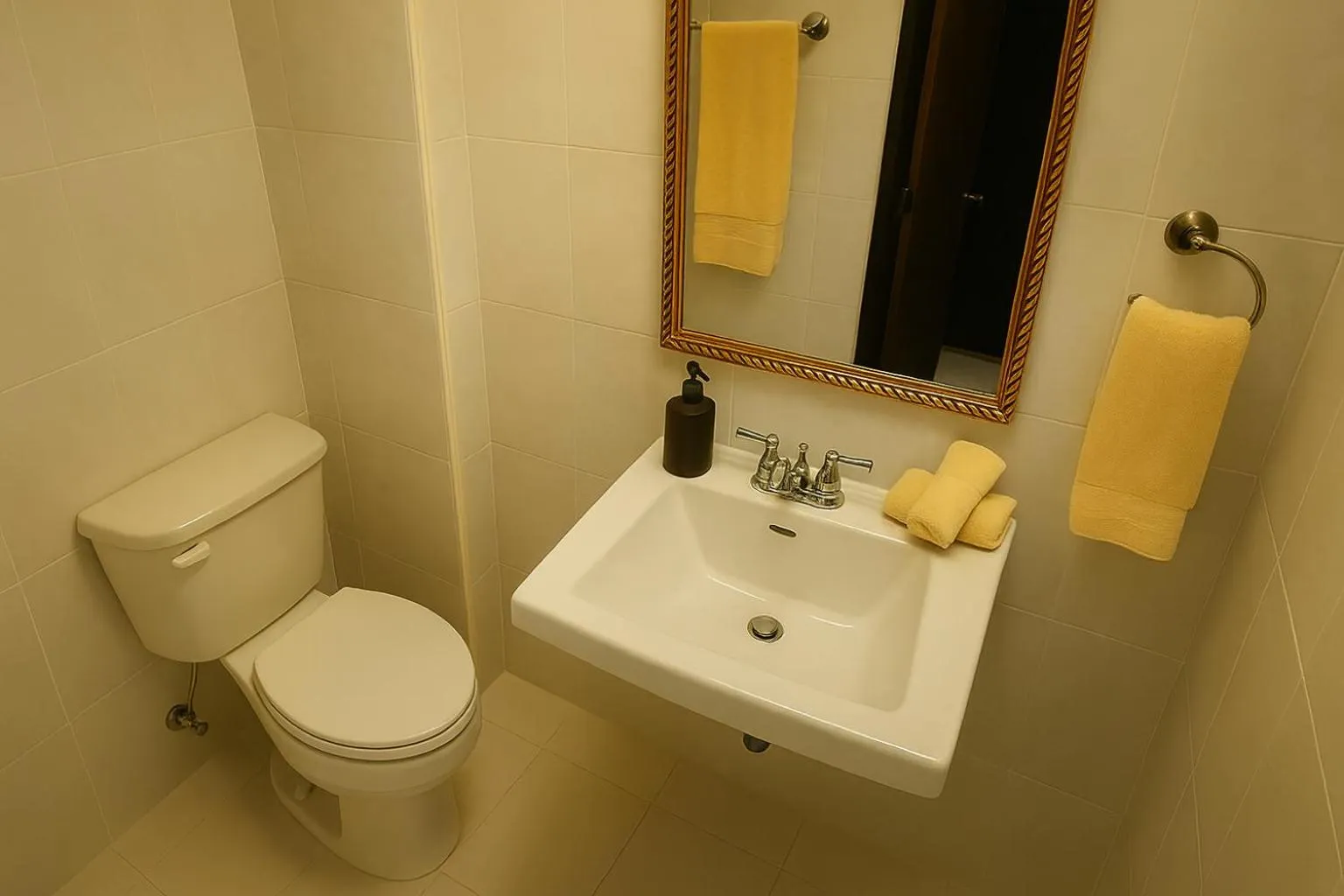 Bathroom in El Oasis Hotel