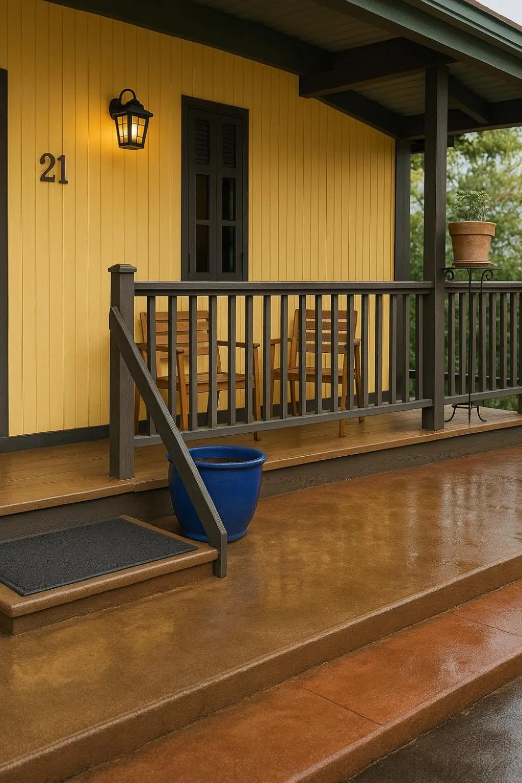 Patio in El Oasis Hotel