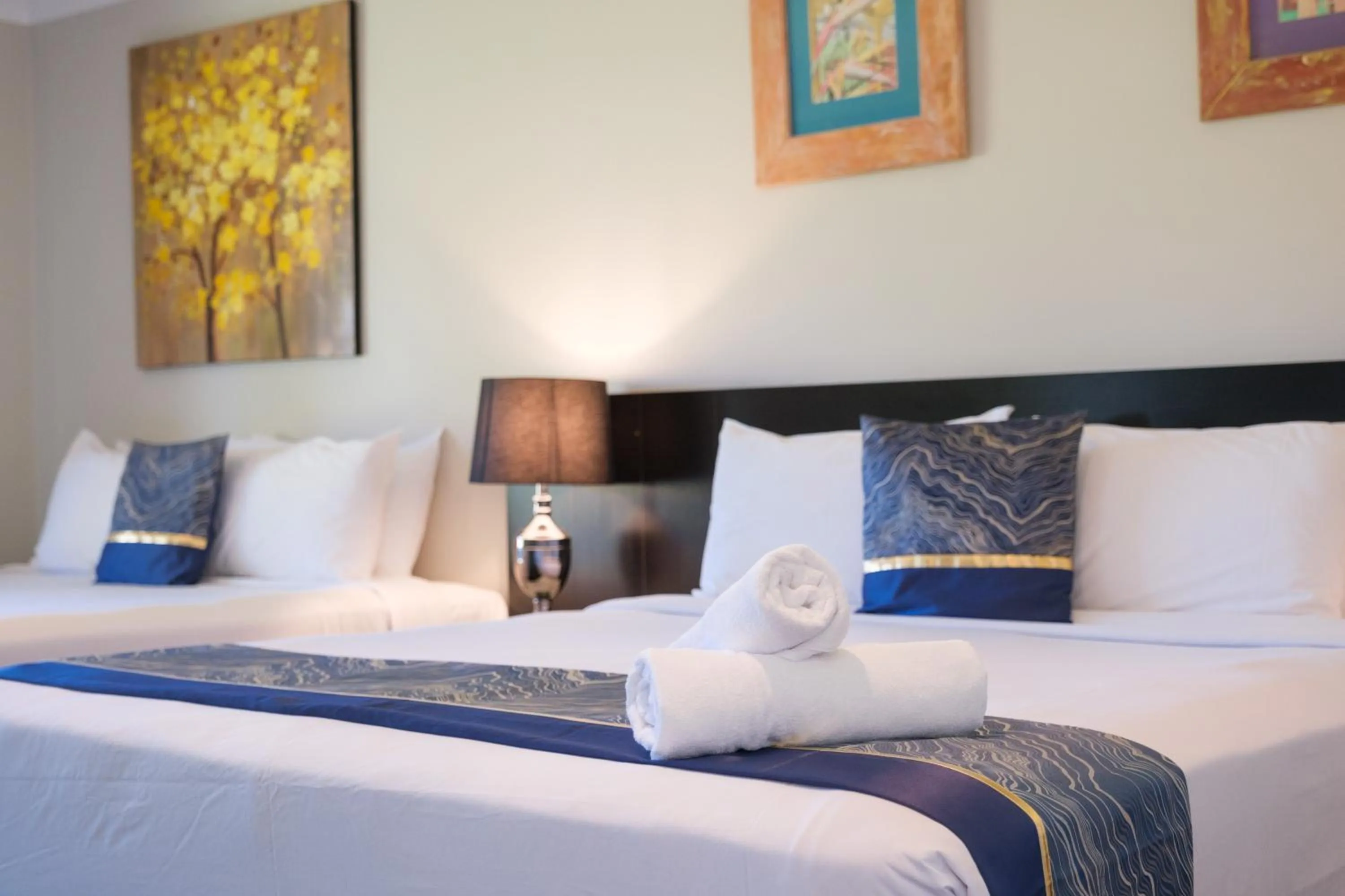 Bed in Stockmans Motel