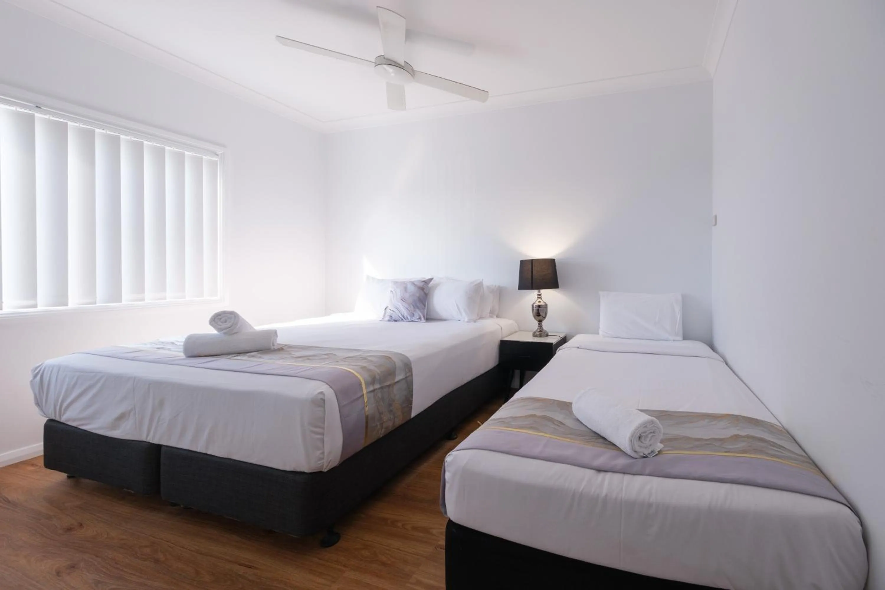 Bed in Stockmans Motel