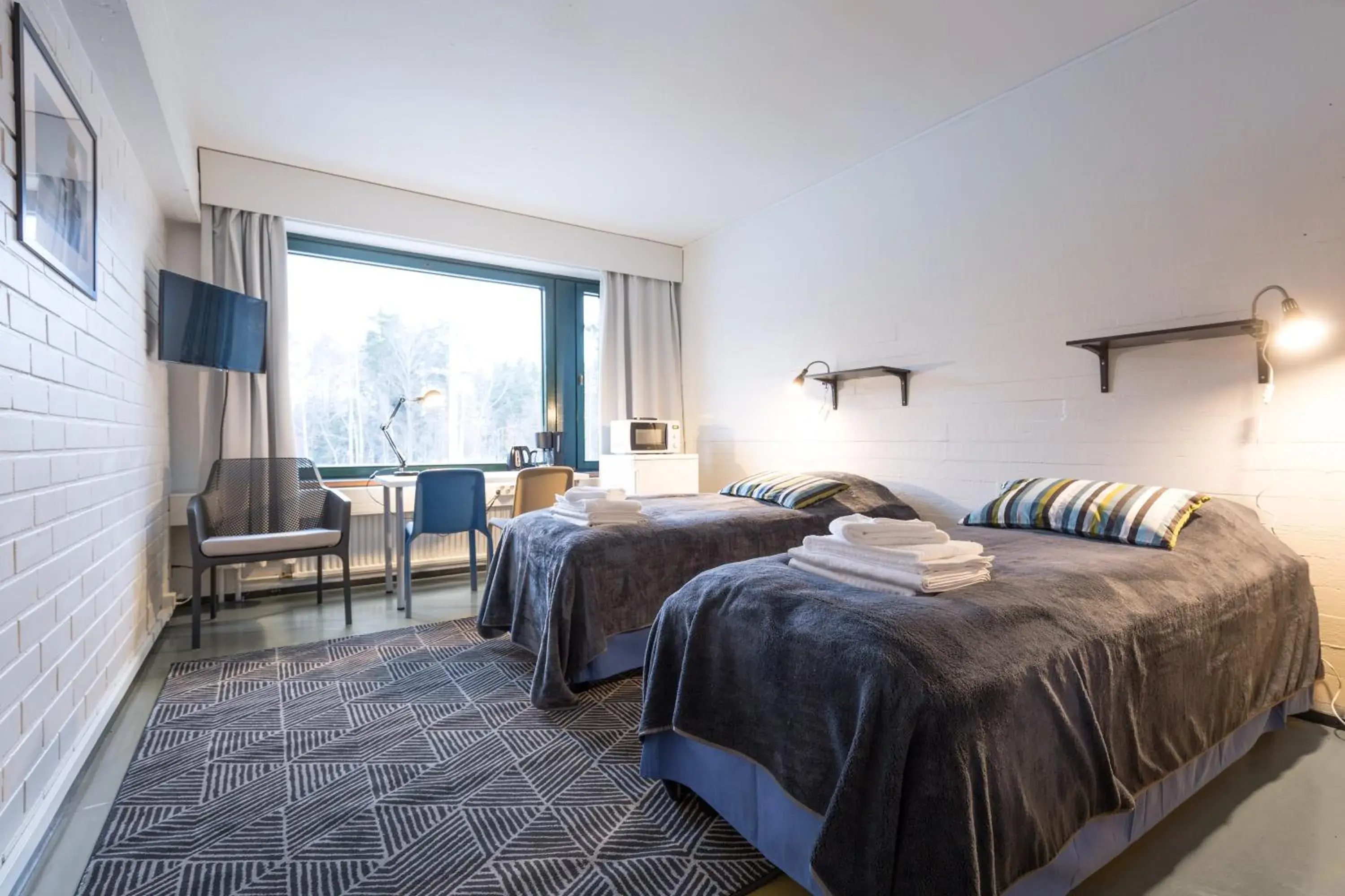 Bedroom, Bed in Forenom Hostel Espoo Otaniemi Bedroom, Bed in Forenom Hostel Espoo Otaniemi