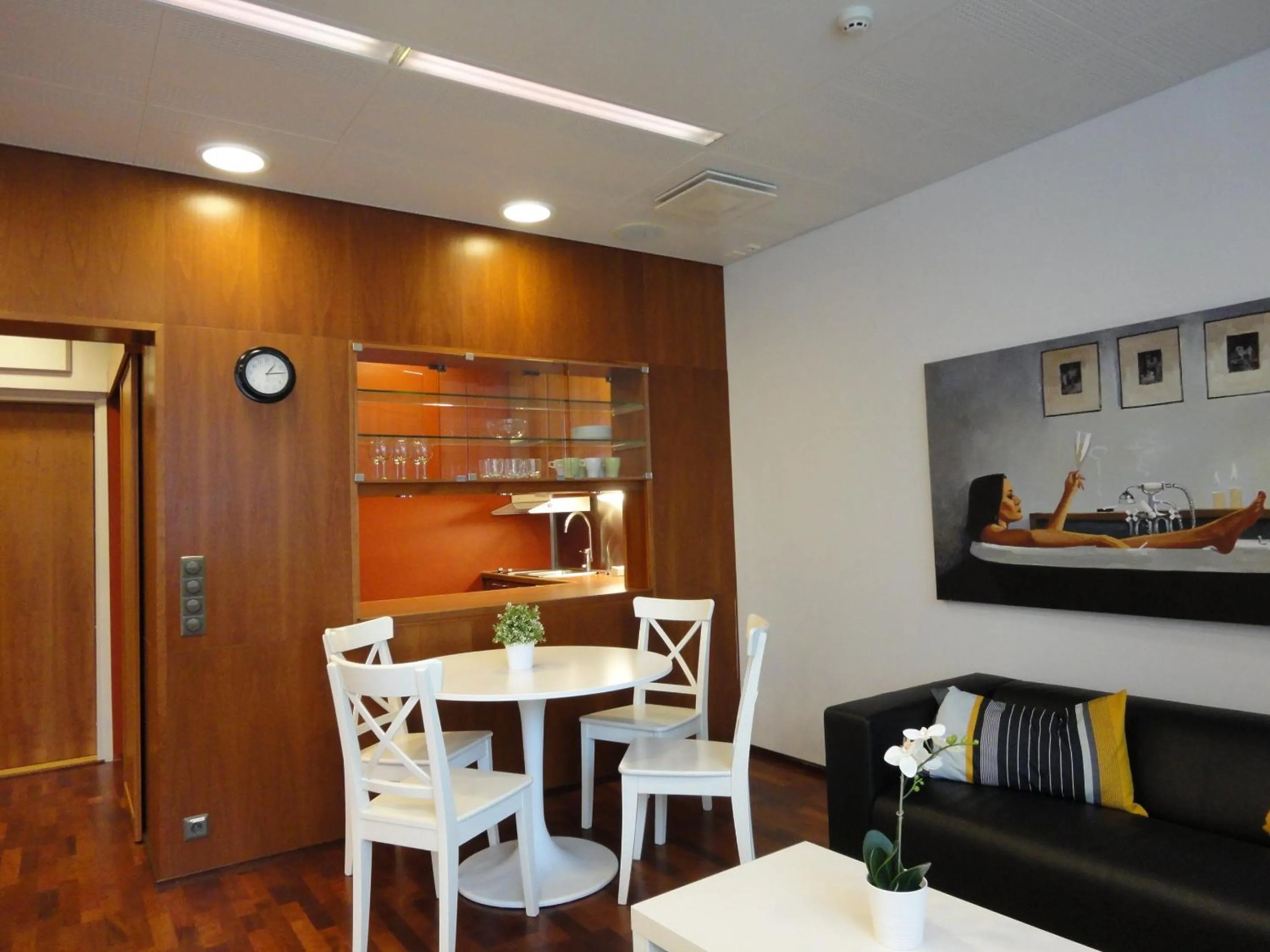 Living room in Forenom Hostel Espoo Otaniemi