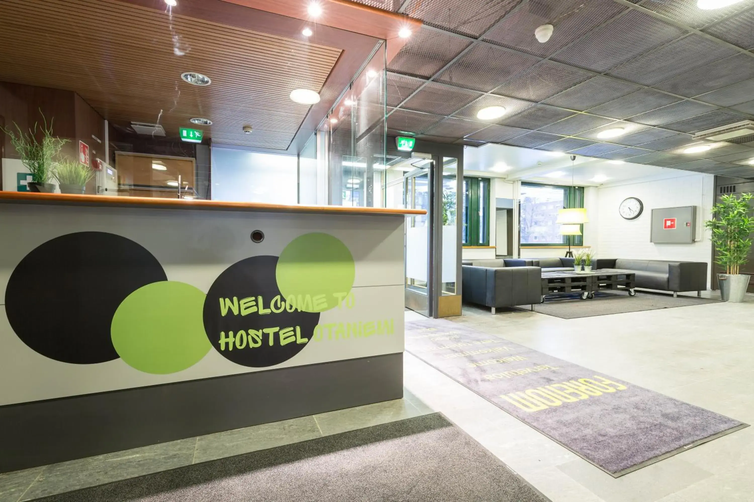 Lobby or reception in Forenom Hostel Espoo Otaniemi Lobby or reception in Forenom Hostel Espoo Otaniemi