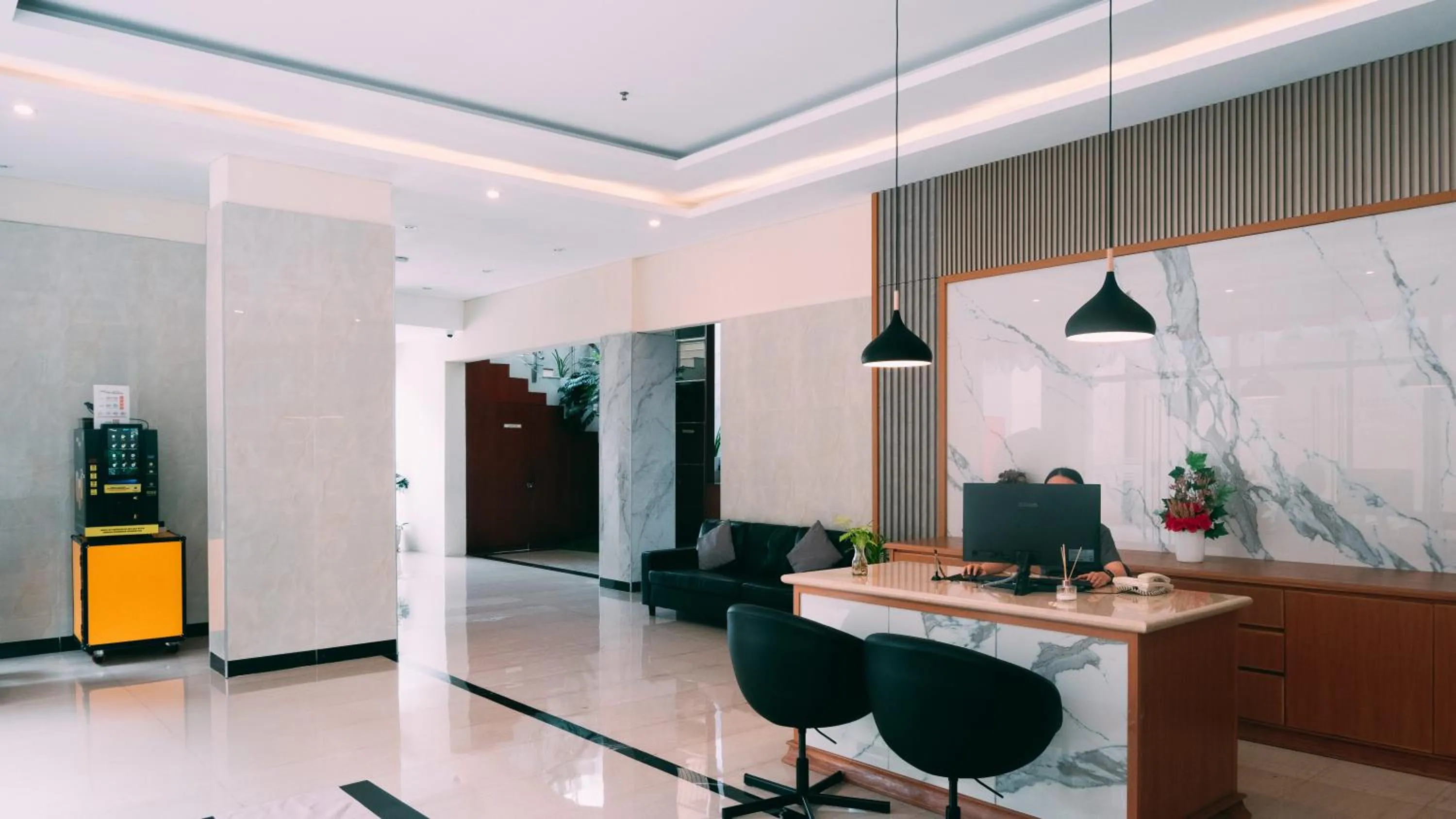 Seating area in Tebu Hotel Bandung