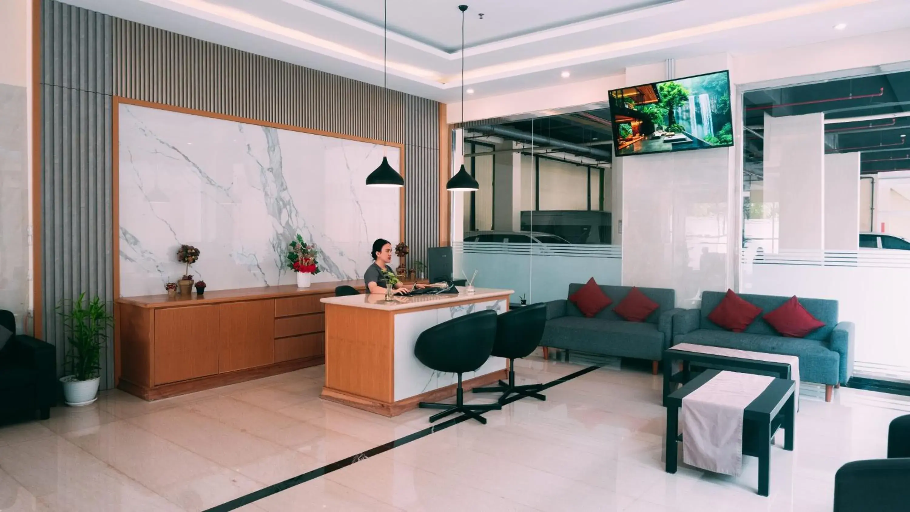 Lobby or reception in Tebu Hotel Bandung Lobby or reception in Tebu Hotel Bandung