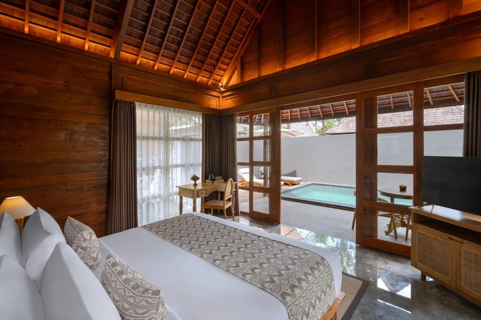 Bedroom in Unagi Wooden Villas by Emana
