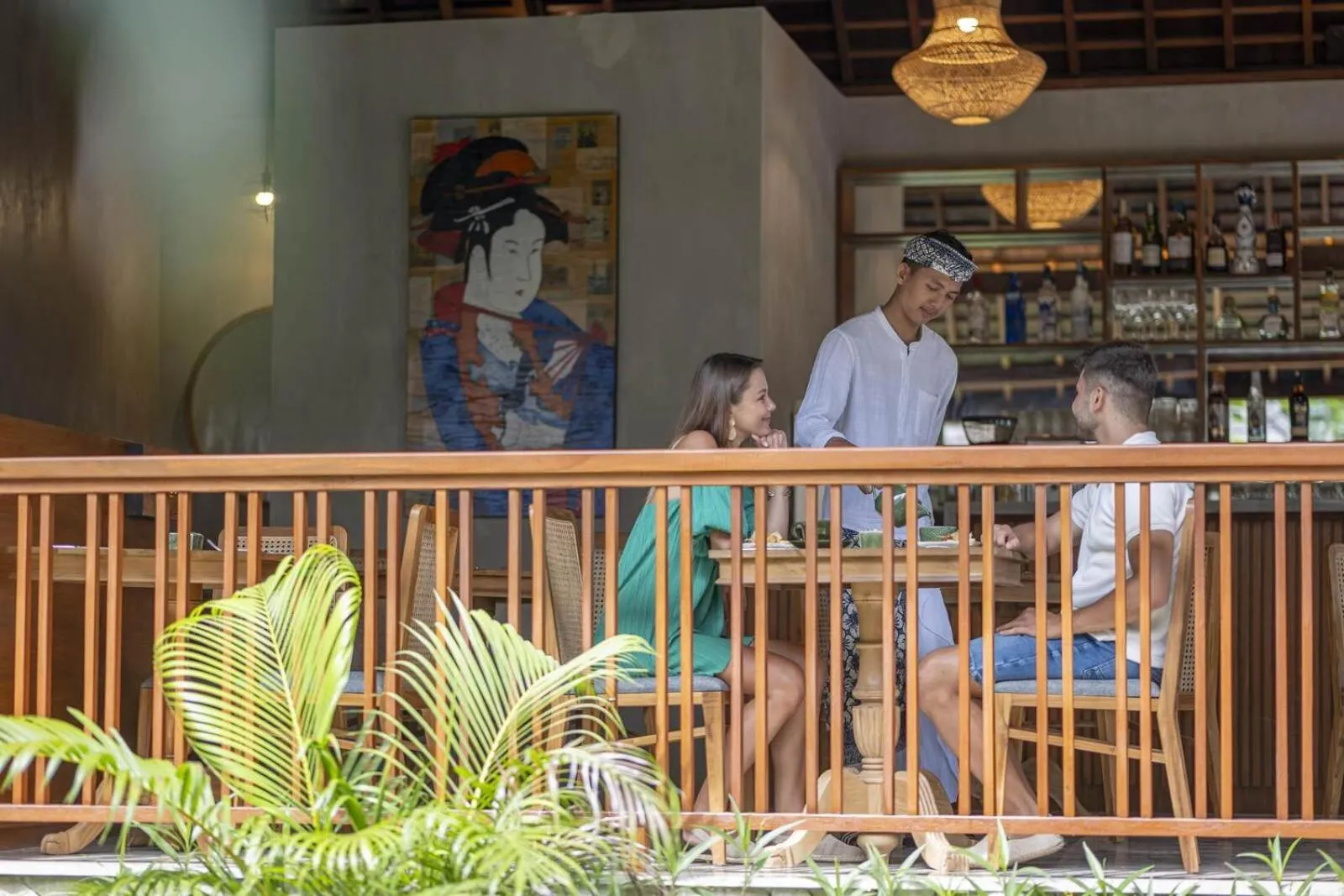 Restaurant/places to eat in Unagi Wooden Villas by Emana