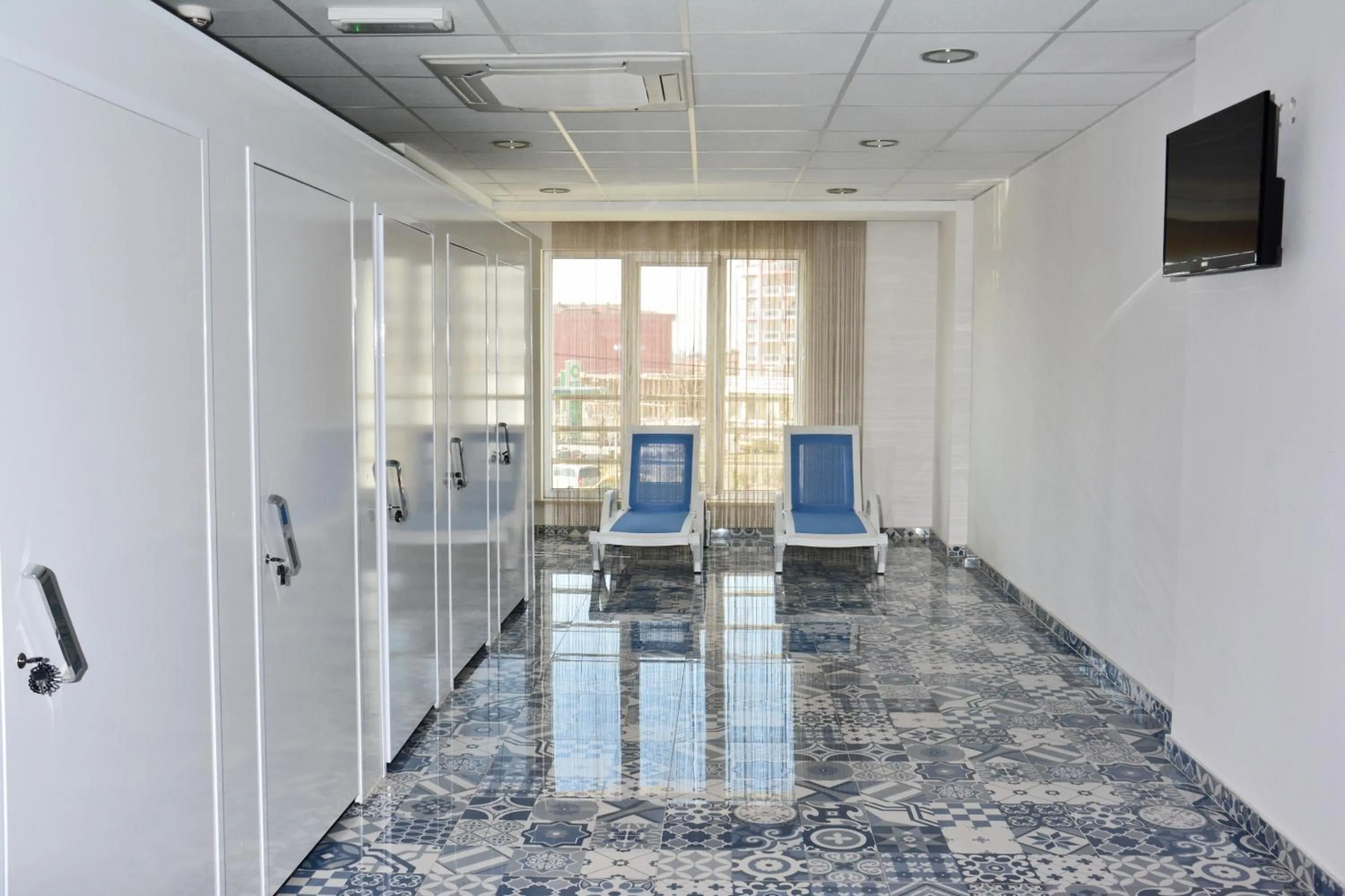 Steam room in Ahsaray Hotel