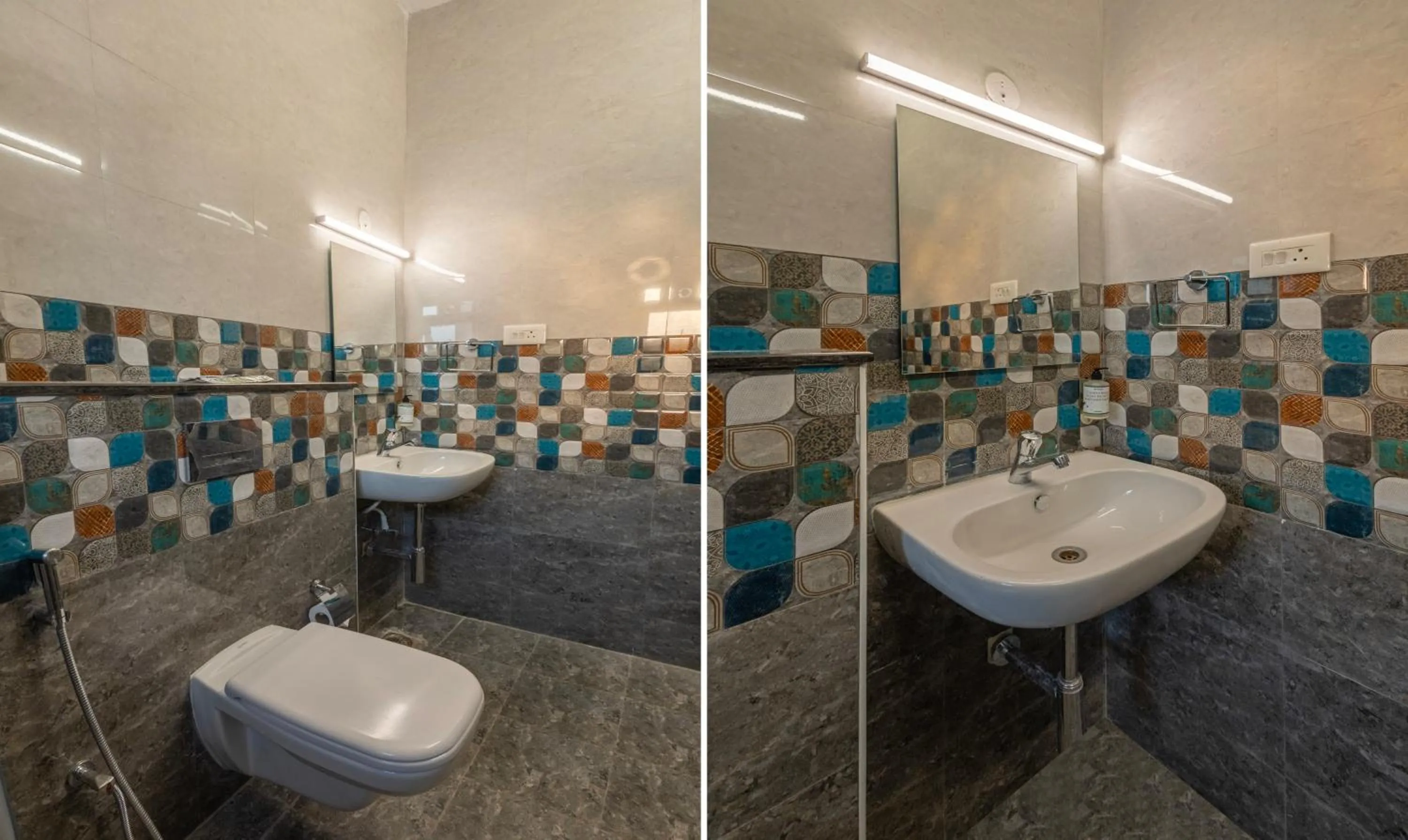 Bathroom in Treebo Premium Vapr Ashok Nagar