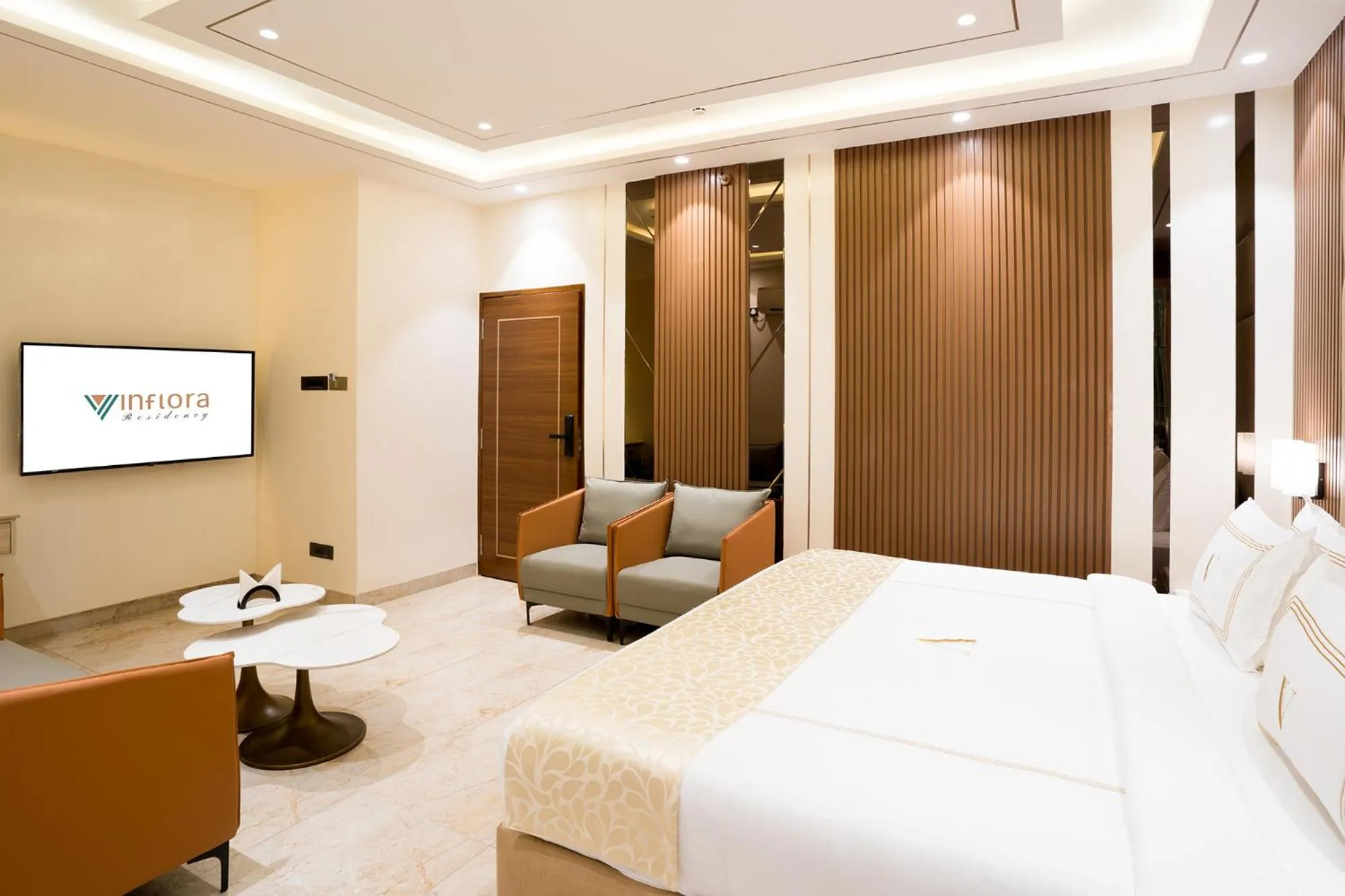 Bed in Oriva Vinflora Residency Nr LV Prasad Hospital Banjara Hills