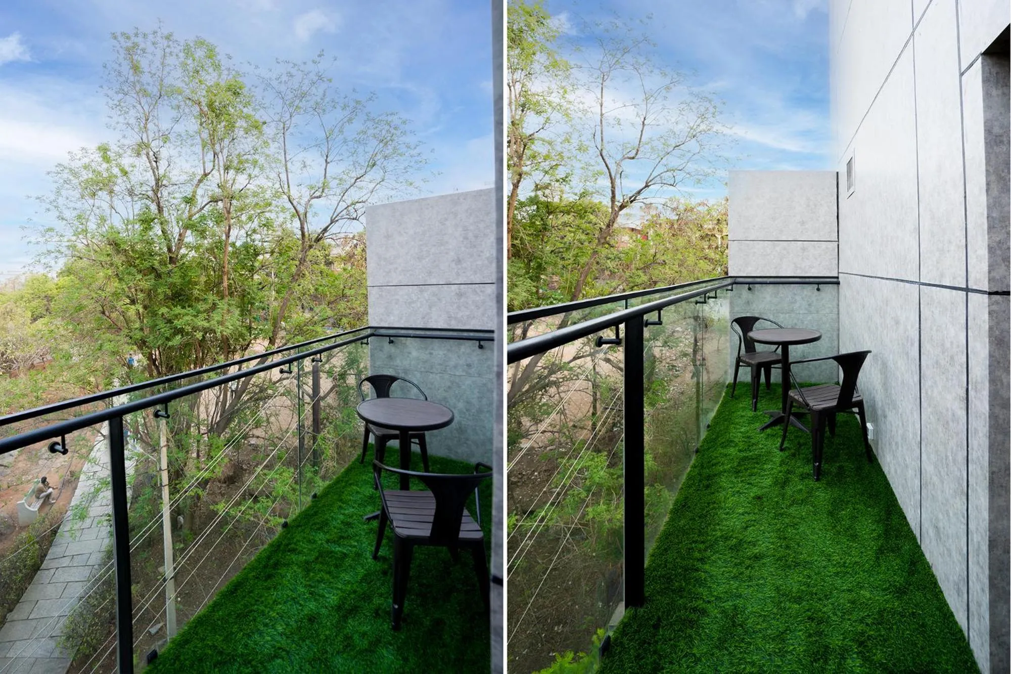 Balcony/Terrace in Oriva Vinflora Residency Nr LV Prasad Hospital Banjara Hills