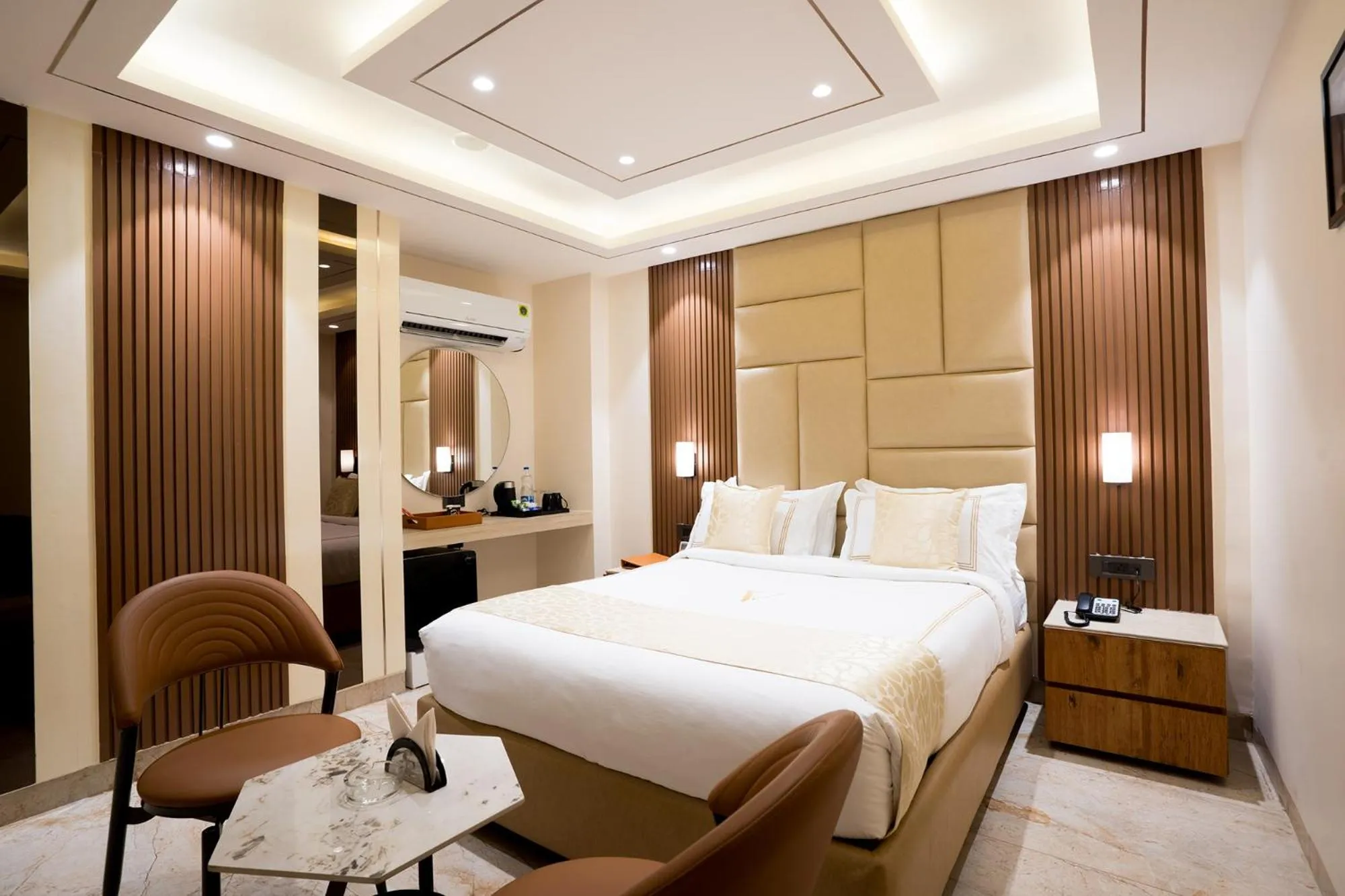 Bed in Oriva Vinflora Residency Nr LV Prasad Hospital Banjara Hills