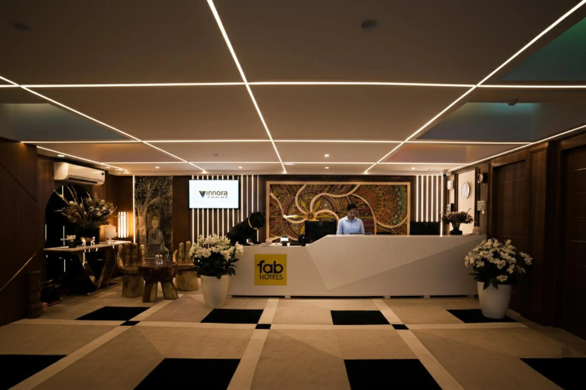 Lobby or reception in Oriva Vinflora Residency Nr LV Prasad Hospital Banjara Hills